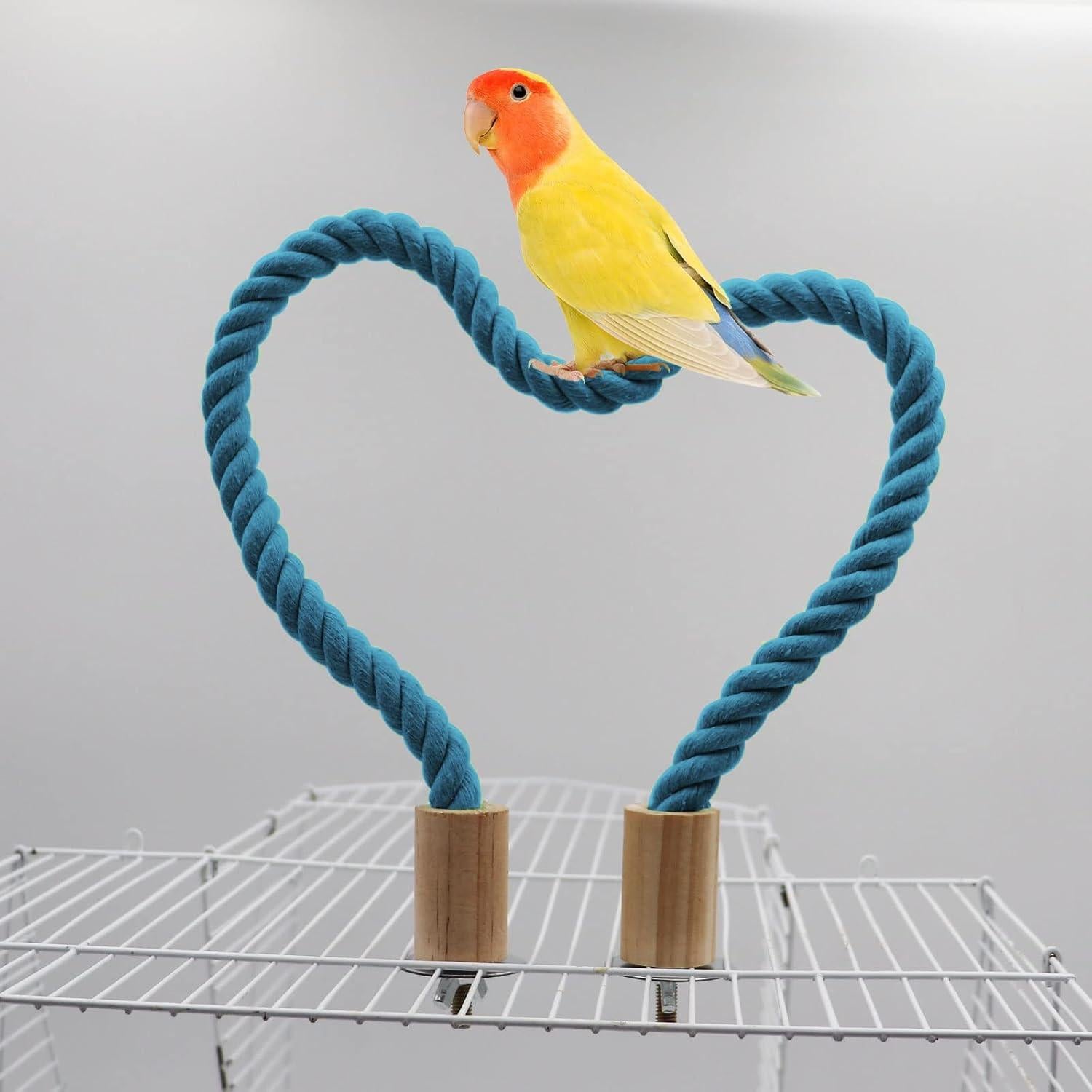 Paquete de 2 Perchas de Cuerda para Aves Dnoifne 60 cm