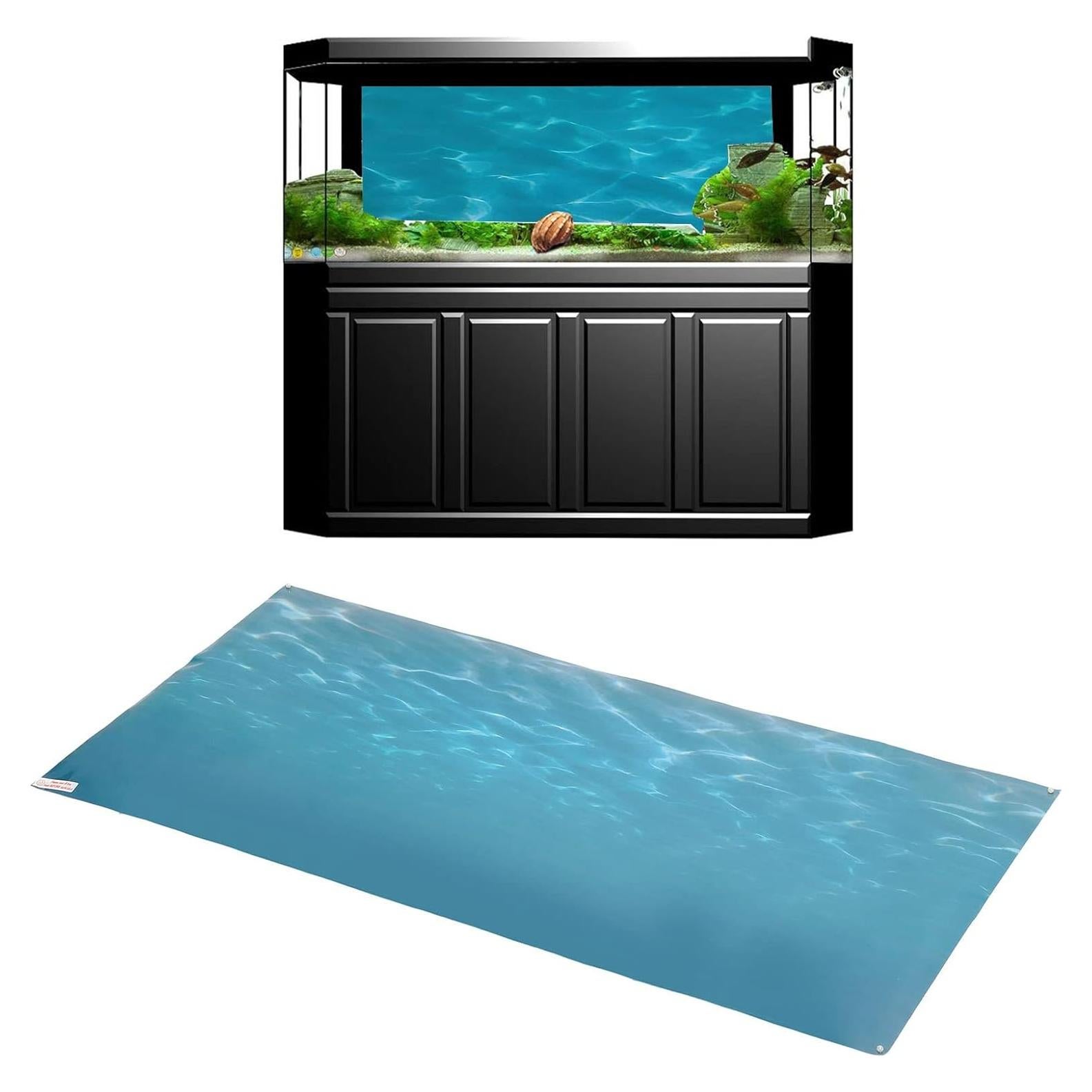 Calcomanía de Fondo de Acuario PVC Zerodis 61x30 cm