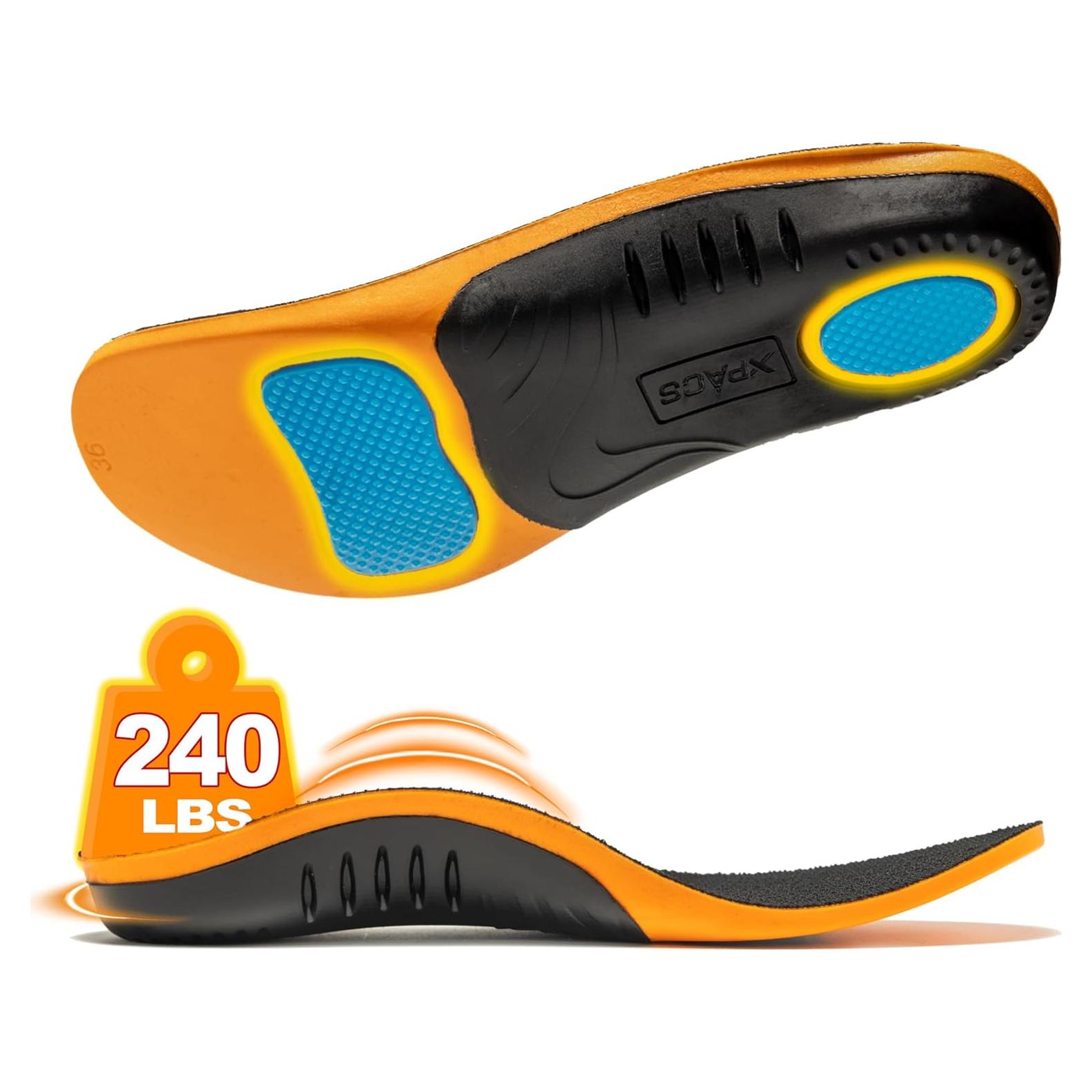 Plantillas Ortopédicas XPACS para Fasciitis Plantar - Soporte Alto