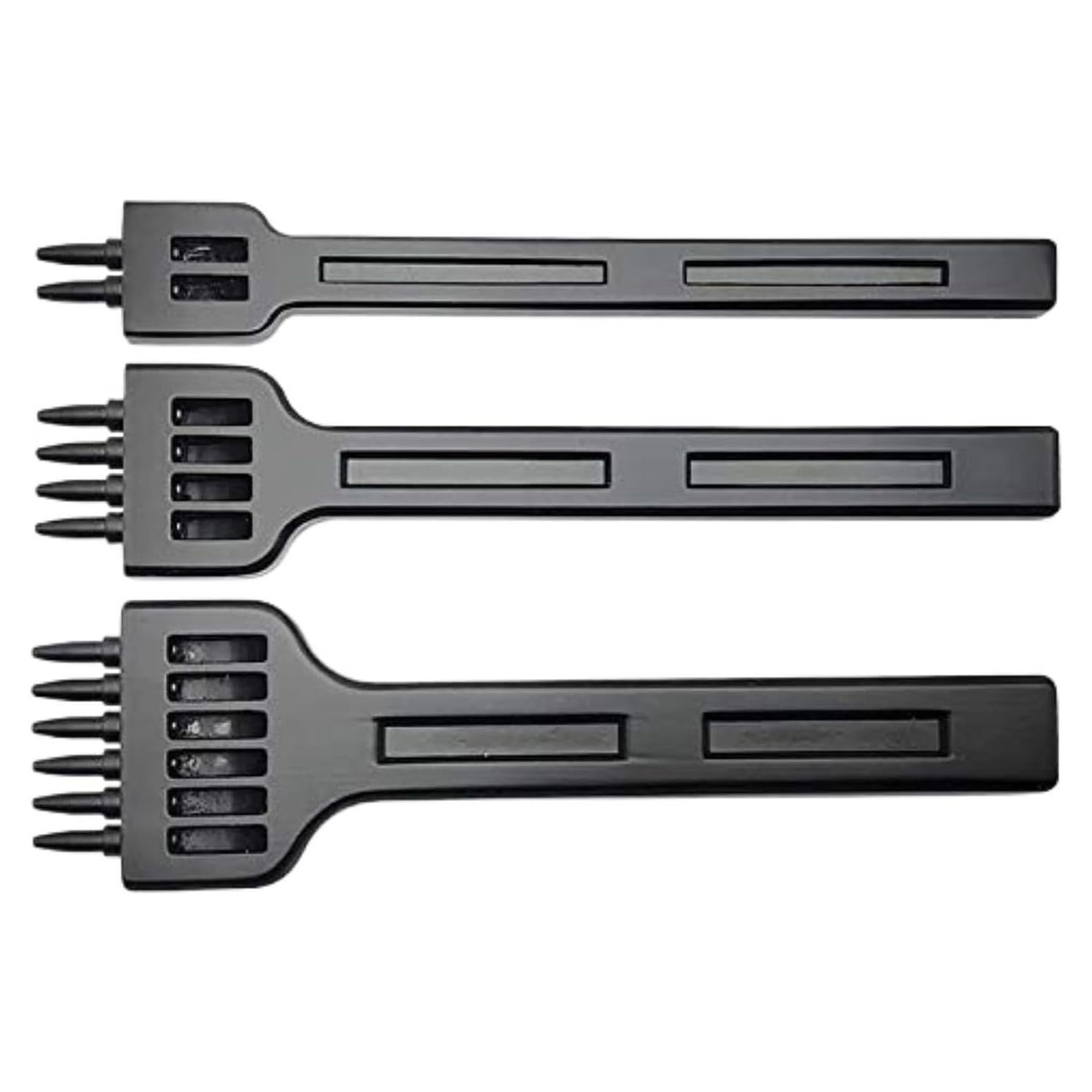 Juego de herramientas de punzonado de cuero Citian 4mm 2/4/6 dientes