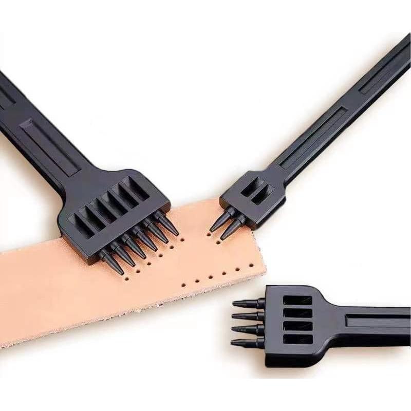 Juego de herramientas de punzonado de cuero Citian 4mm 2/4/6 dientes