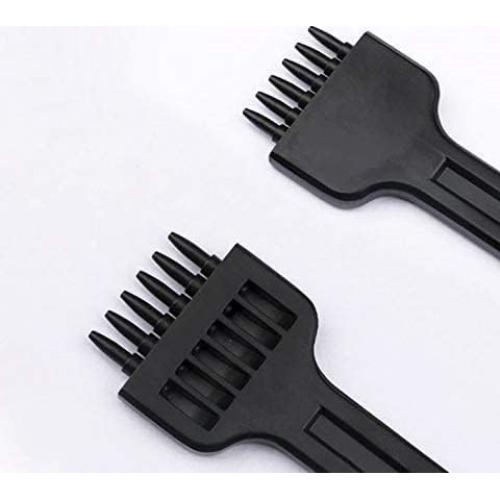 Juego de herramientas de punzonado de cuero Citian 4mm 2/4/6 dientes