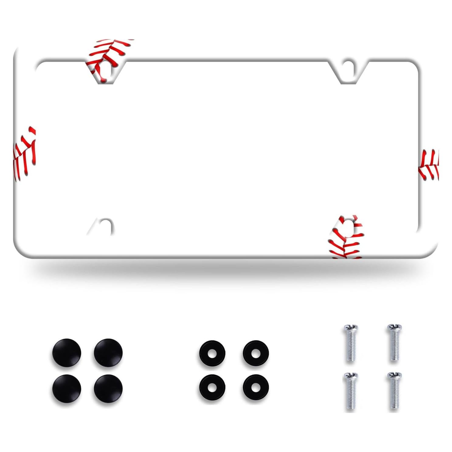 Marco de Placa de Licencia LOISTAVA Acero Inoxidable 30.99x15.24cm