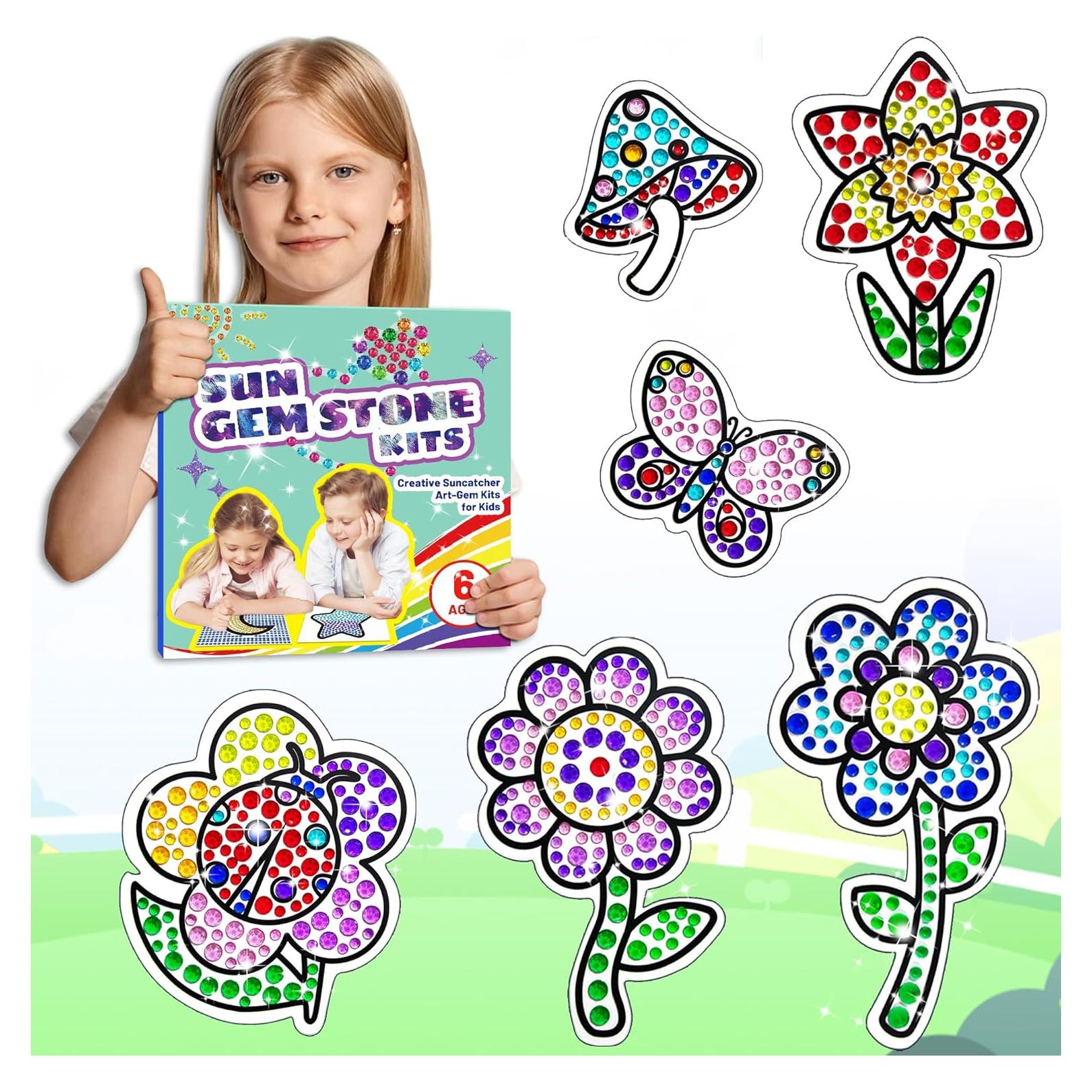 Kits de Manualidades de Ventana de Diamante Yazhiji - 6 Diseños para Niños