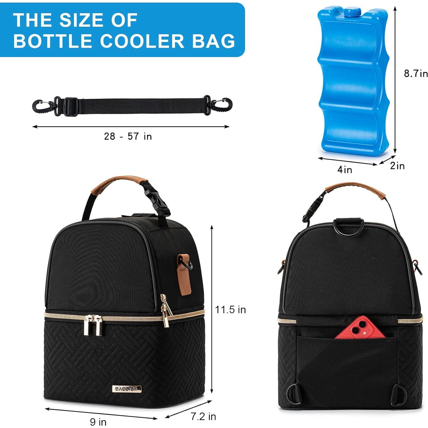 Bolsa Enfriadora para Leche Materna BABEYER - 6 Biberones 266 ml