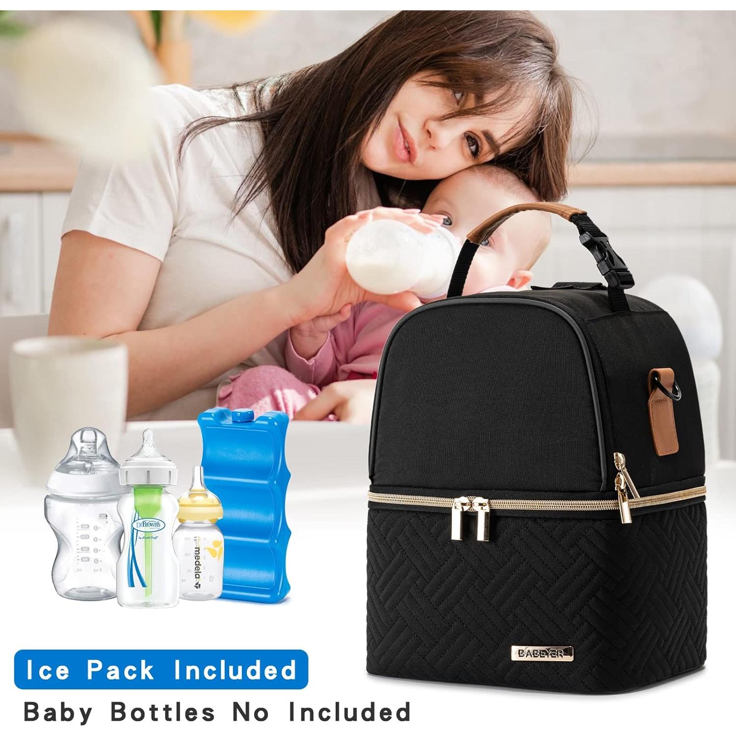 Bolsa Enfriadora para Leche Materna BABEYER - 6 Biberones 266 ml