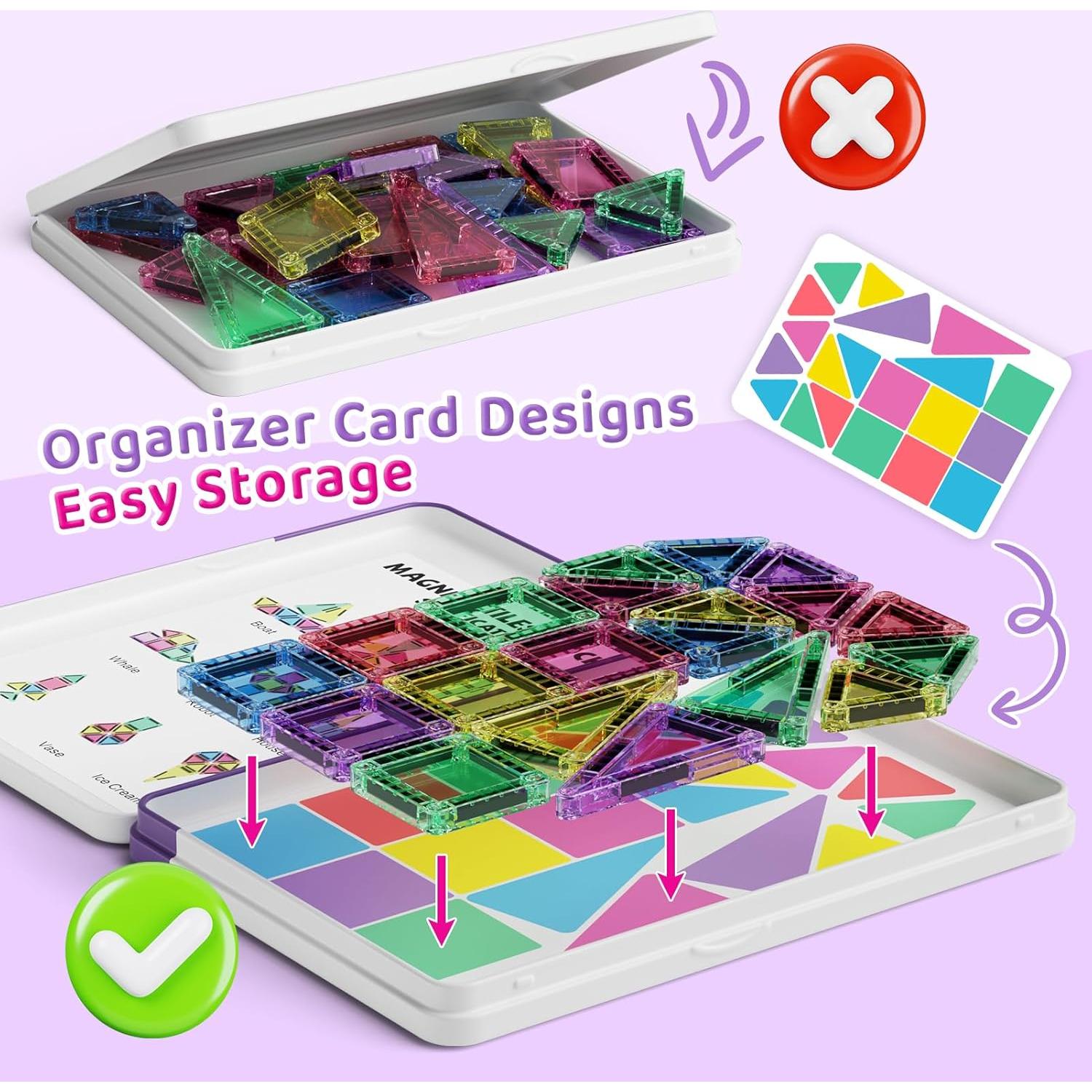 Azulejos Magnéticos de Construcción Hunloot 40 Piezas 19x13cm