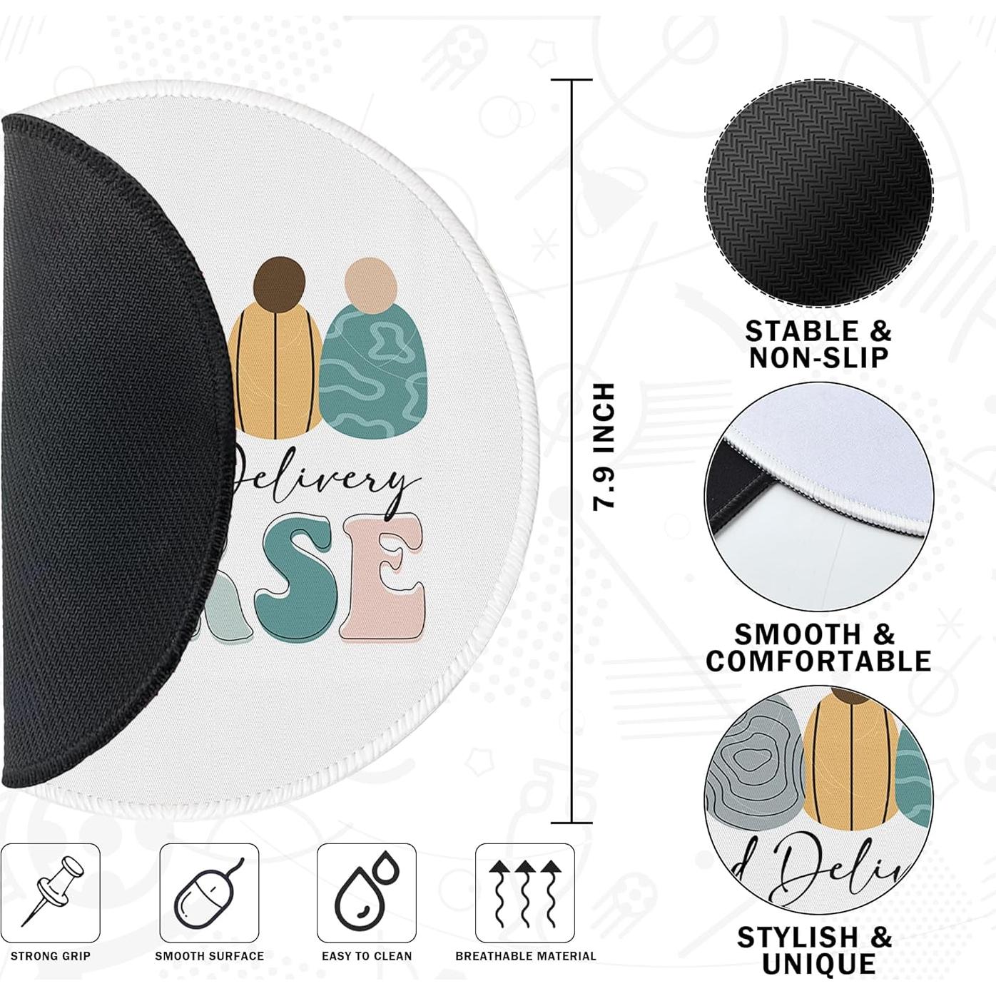 Alfombrilla de Ratón Xiyurlk 200mm Antideslizante para Oficina