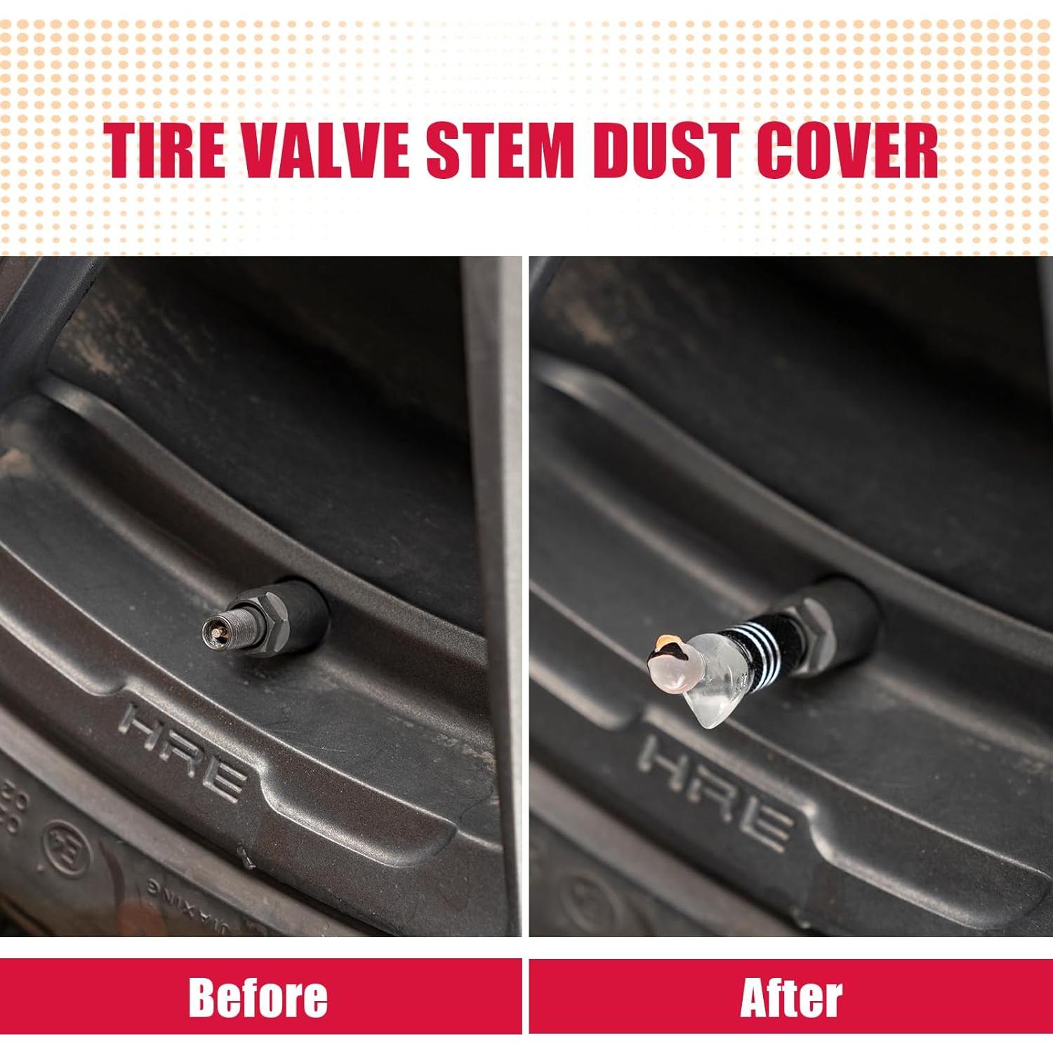 4 Tapas de Válvula de Neumático Rislobx Patito Divertido