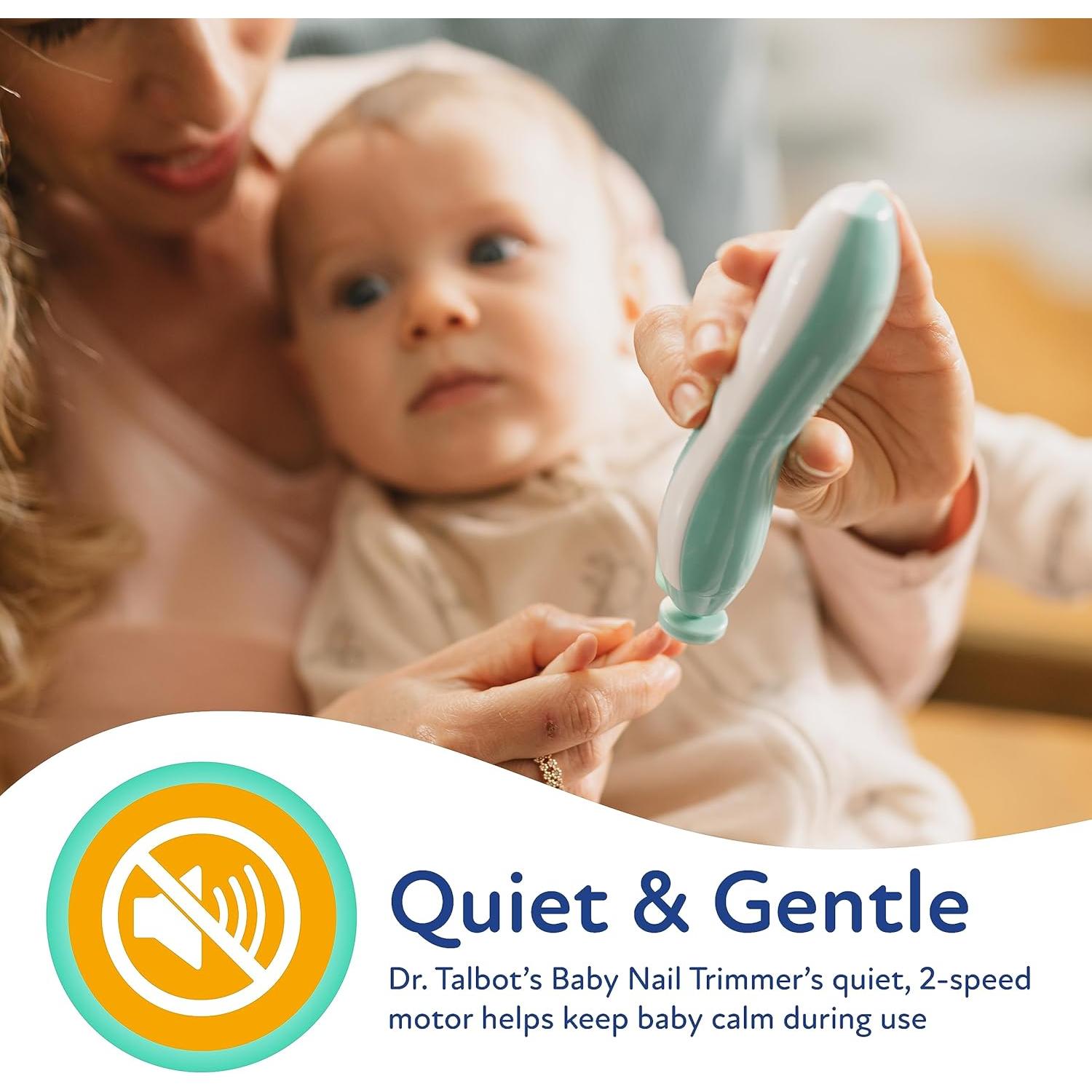 Cortador de Uñas Eléctrico Dr. Talbot para Bebés con Luz LED