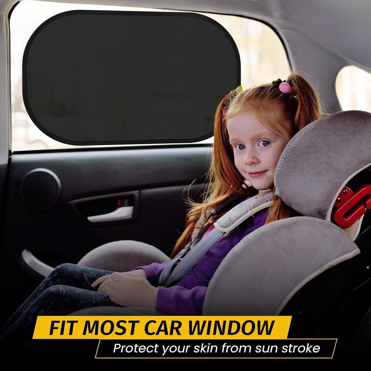 Paquete de 2 Sombrillas para Ventanas de Auto Clothclose 50x31cm