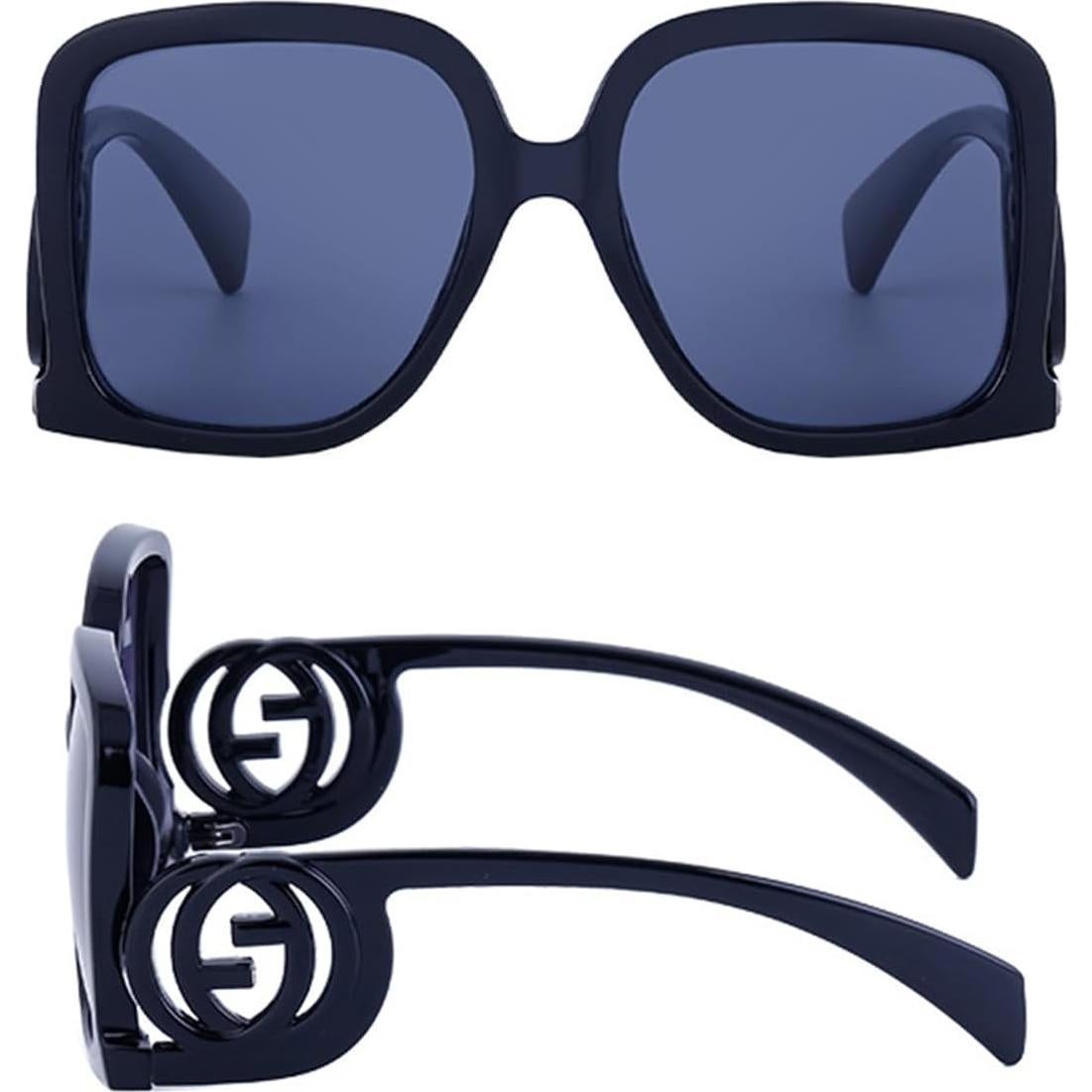 Gafas de sol grandes BCUYCF para mujeres con protección UV