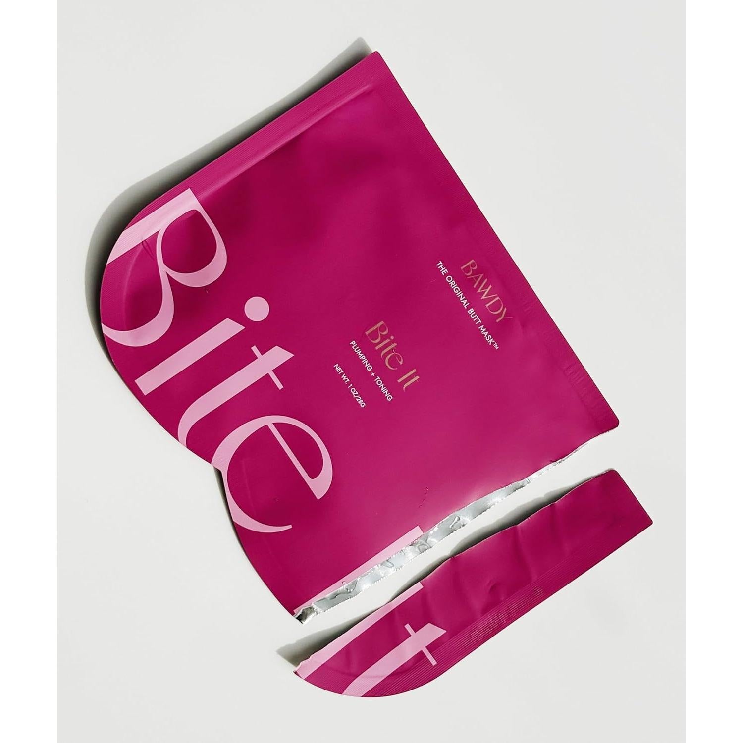 BAWDY Muérdelo - Paquete de 4 Máscaras de Colágeno para el Trasero