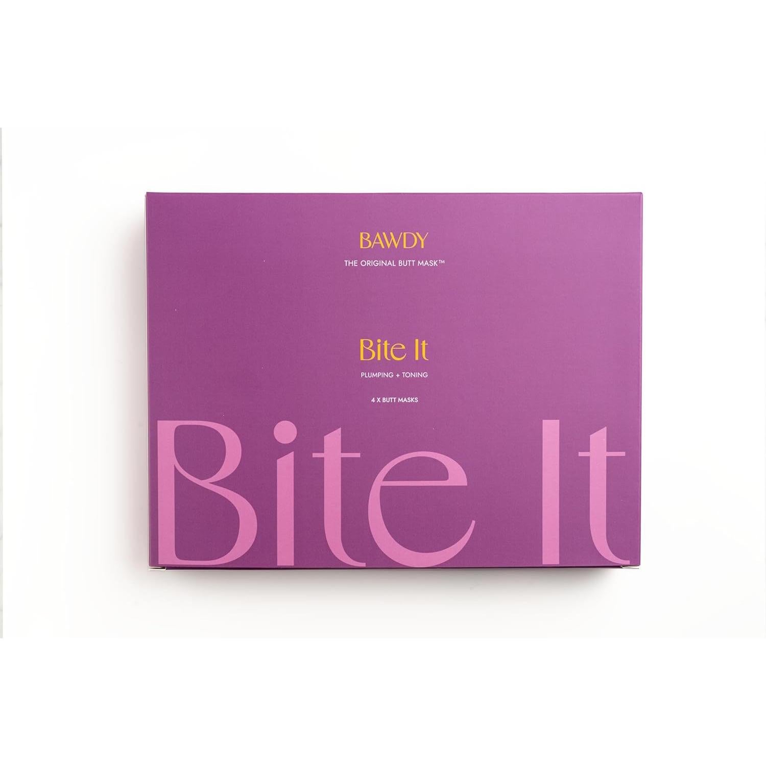 BAWDY Muérdelo - Paquete de 4 Máscaras de Colágeno para el Trasero