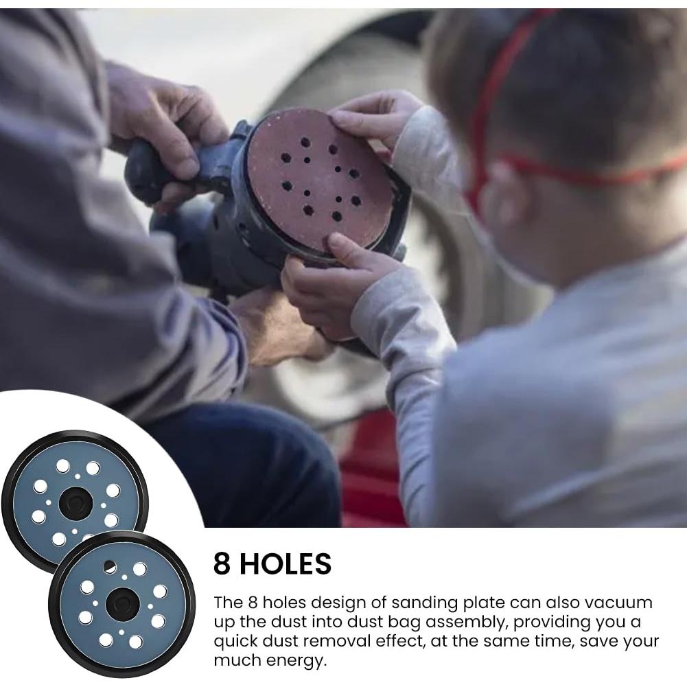 2 Almohadillas de Reemplazo para Lijadora Orbital DeWalt 5"