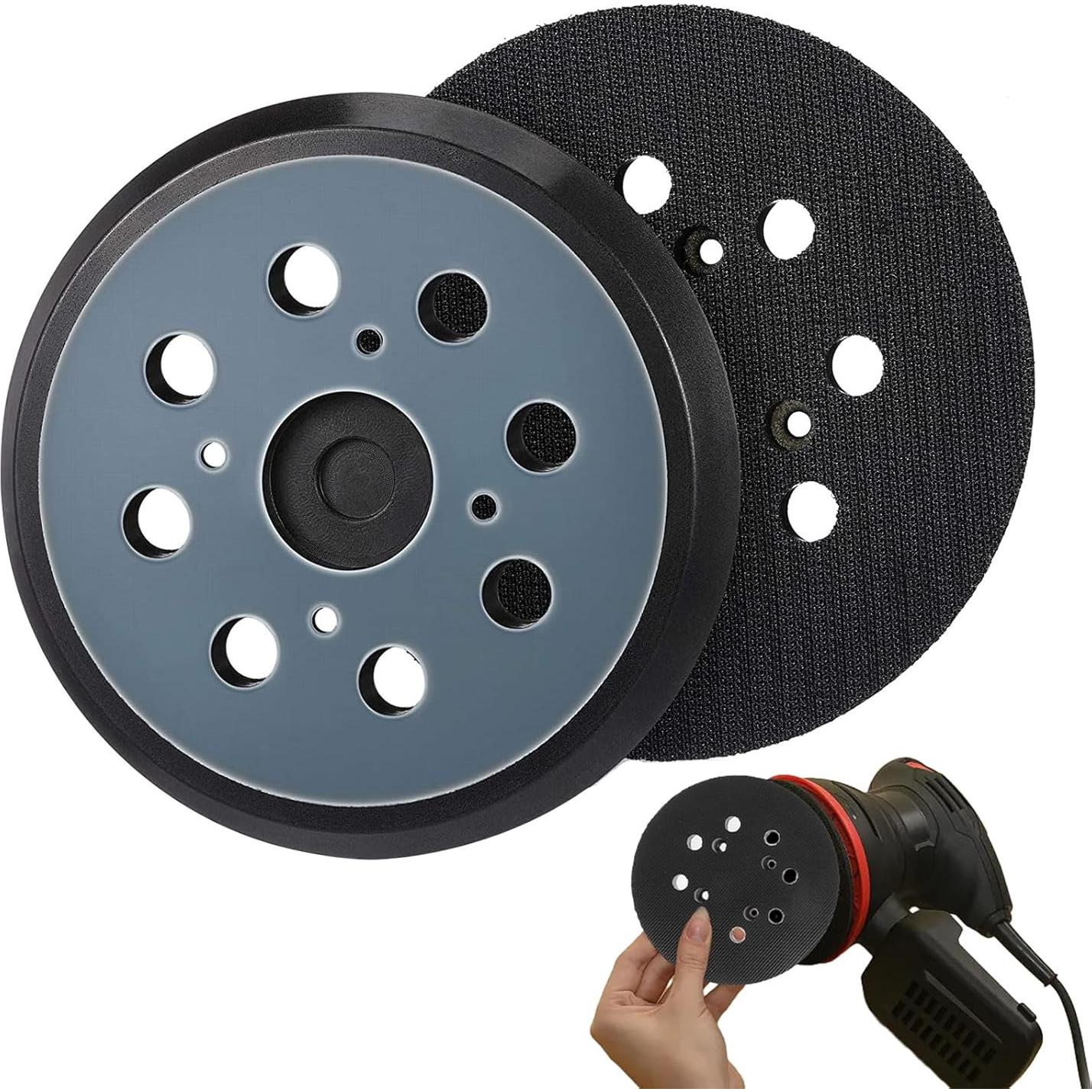 2 Almohadillas de Reemplazo para Lijadora Orbital DeWalt 5"