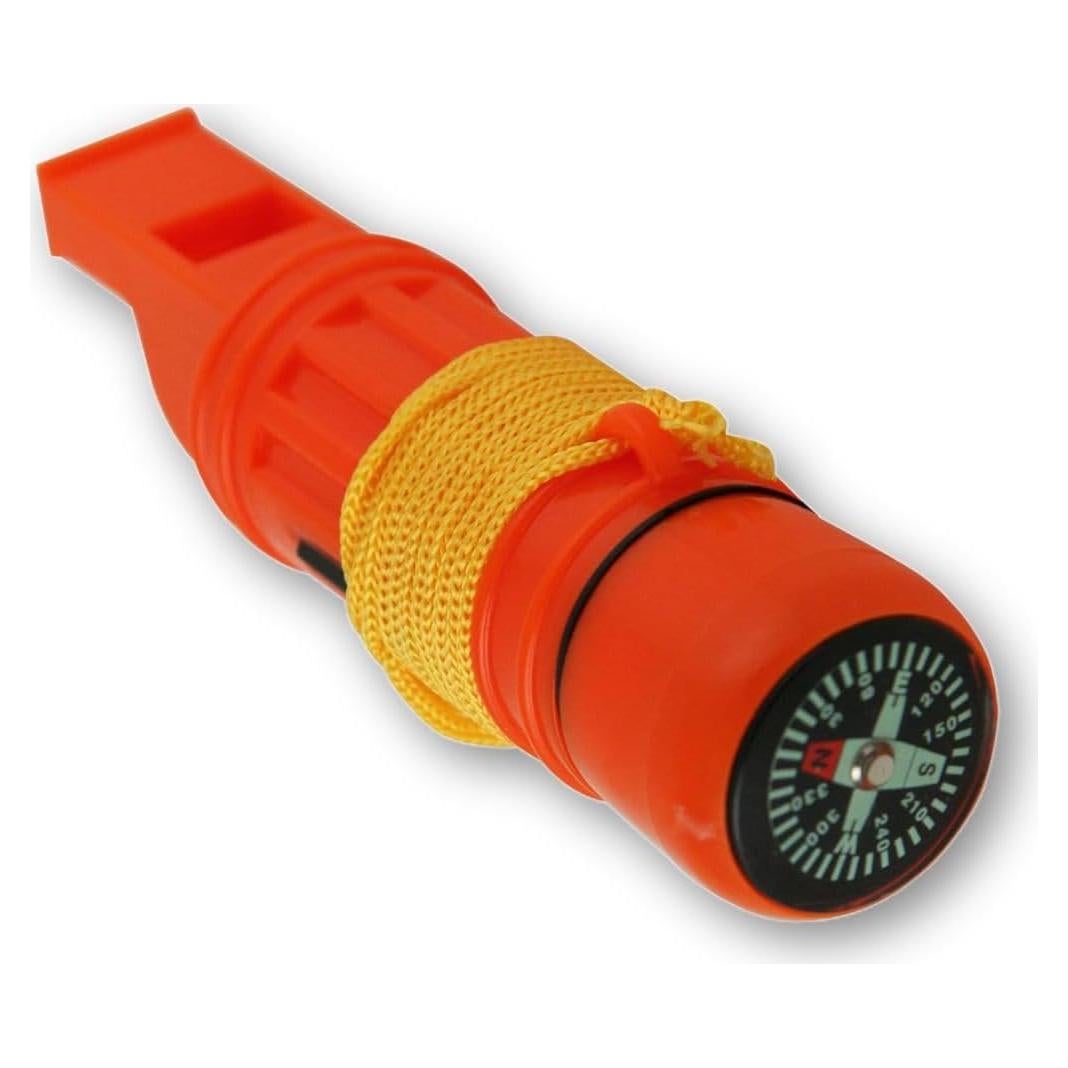 Silbato de Supervivencia 5 en 1 Emergency Zone Naranja