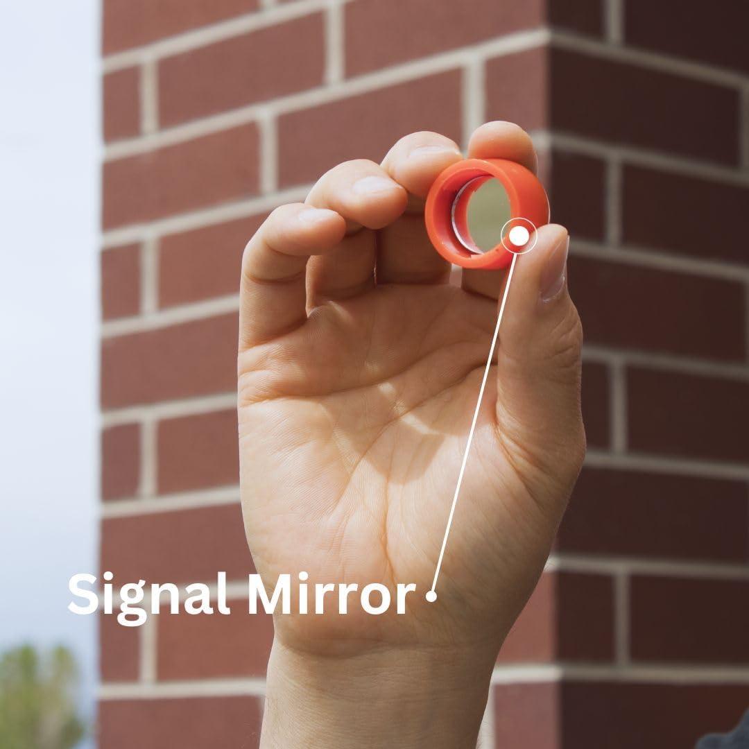 Silbato de Supervivencia 5 en 1 Emergency Zone Naranja