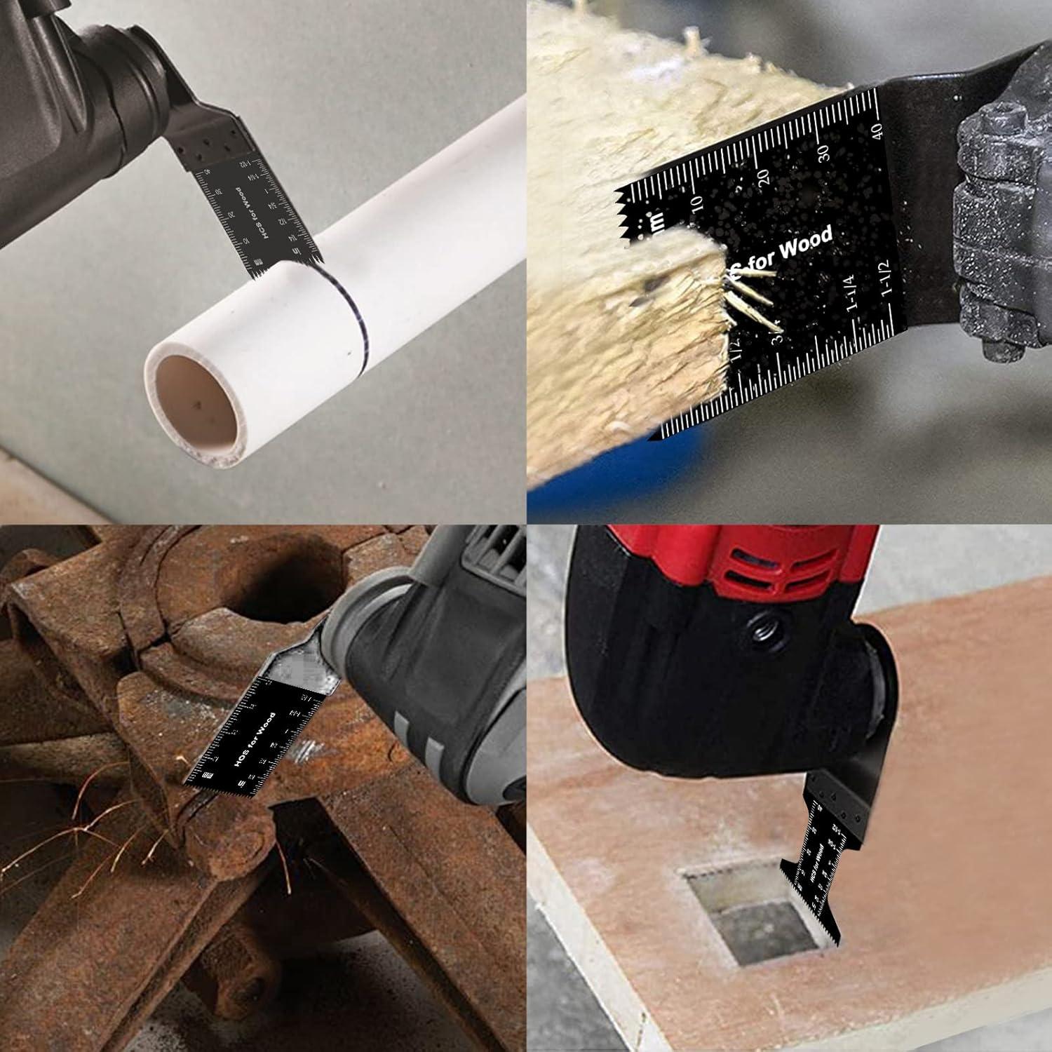 23 Piezas Hojas de Sierra Oscilante Farady para Madera y Metal