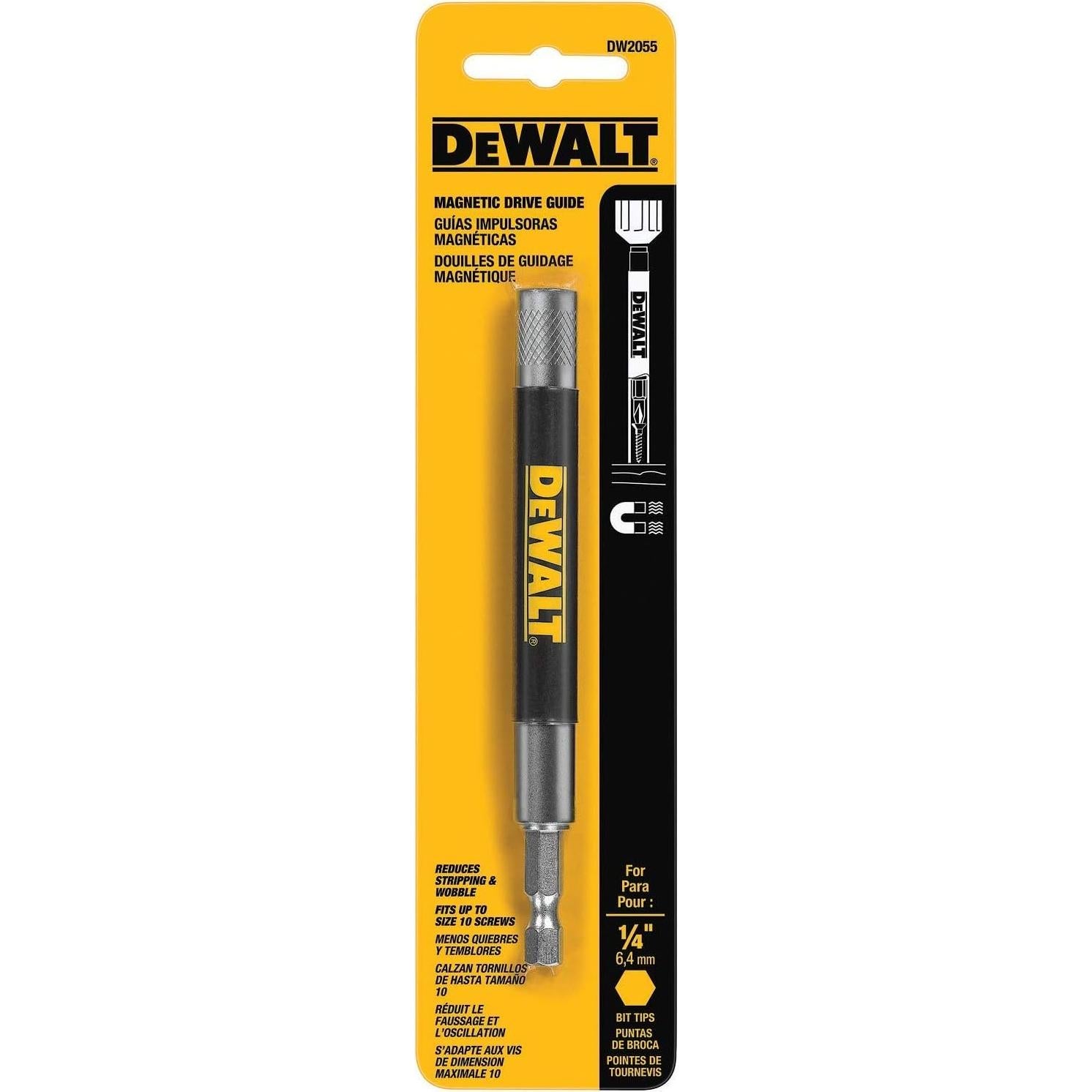 Soporte de Punta Magnética DEWALT DW2055 - 3 Paquetes