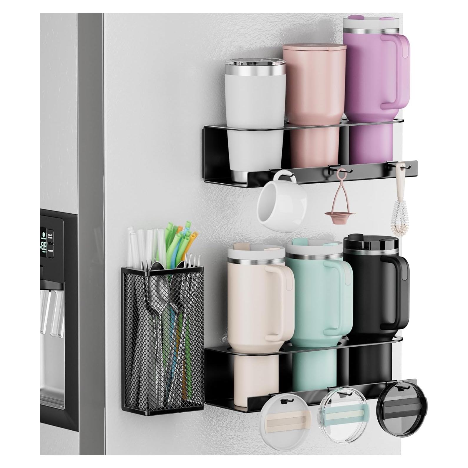 Soporte Magnético para Tazas Stanley 20/30/40oz - 2 Pzas Negro