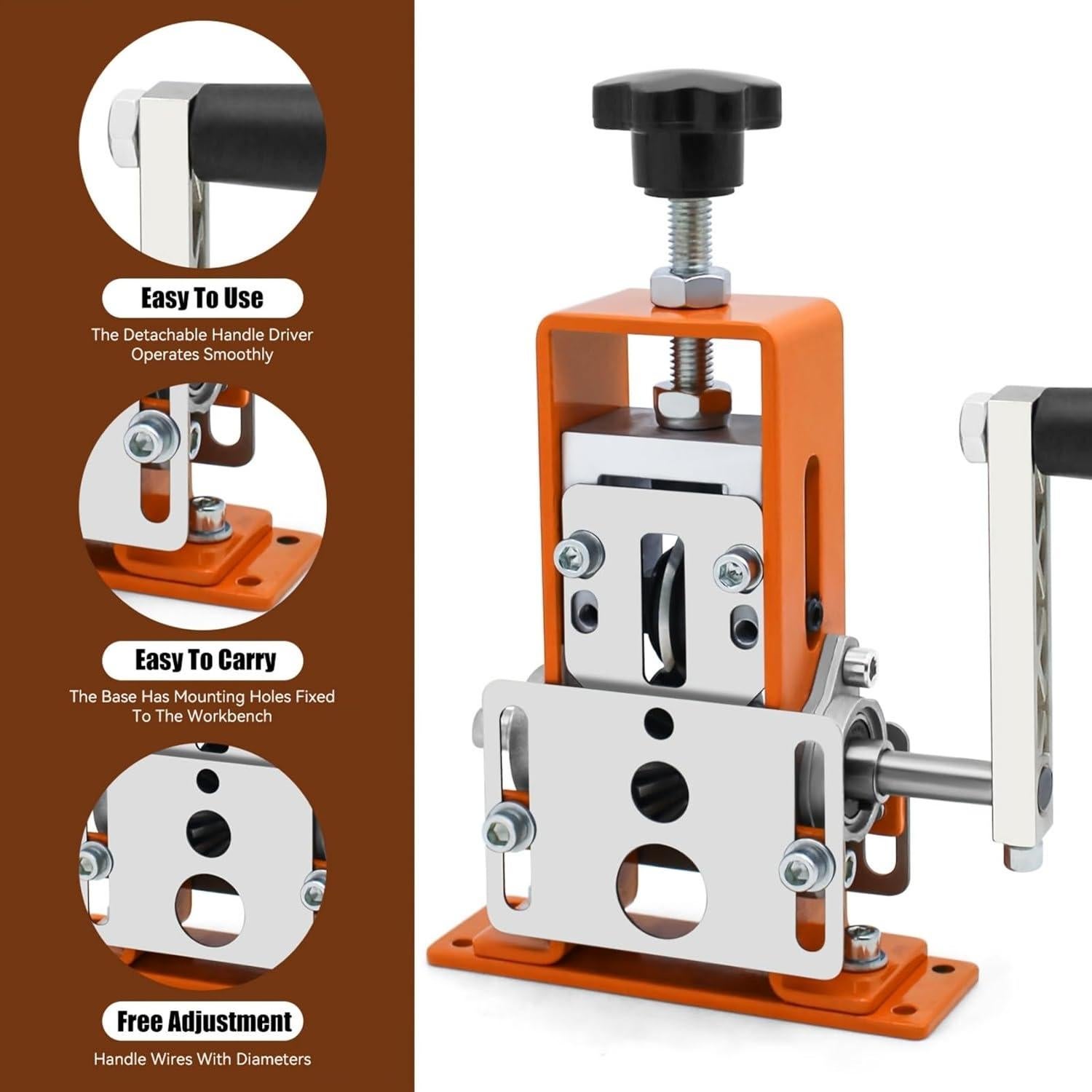 Máquina Manual de Desforrado de Cables Hizmivos 0.15-2.54 cm