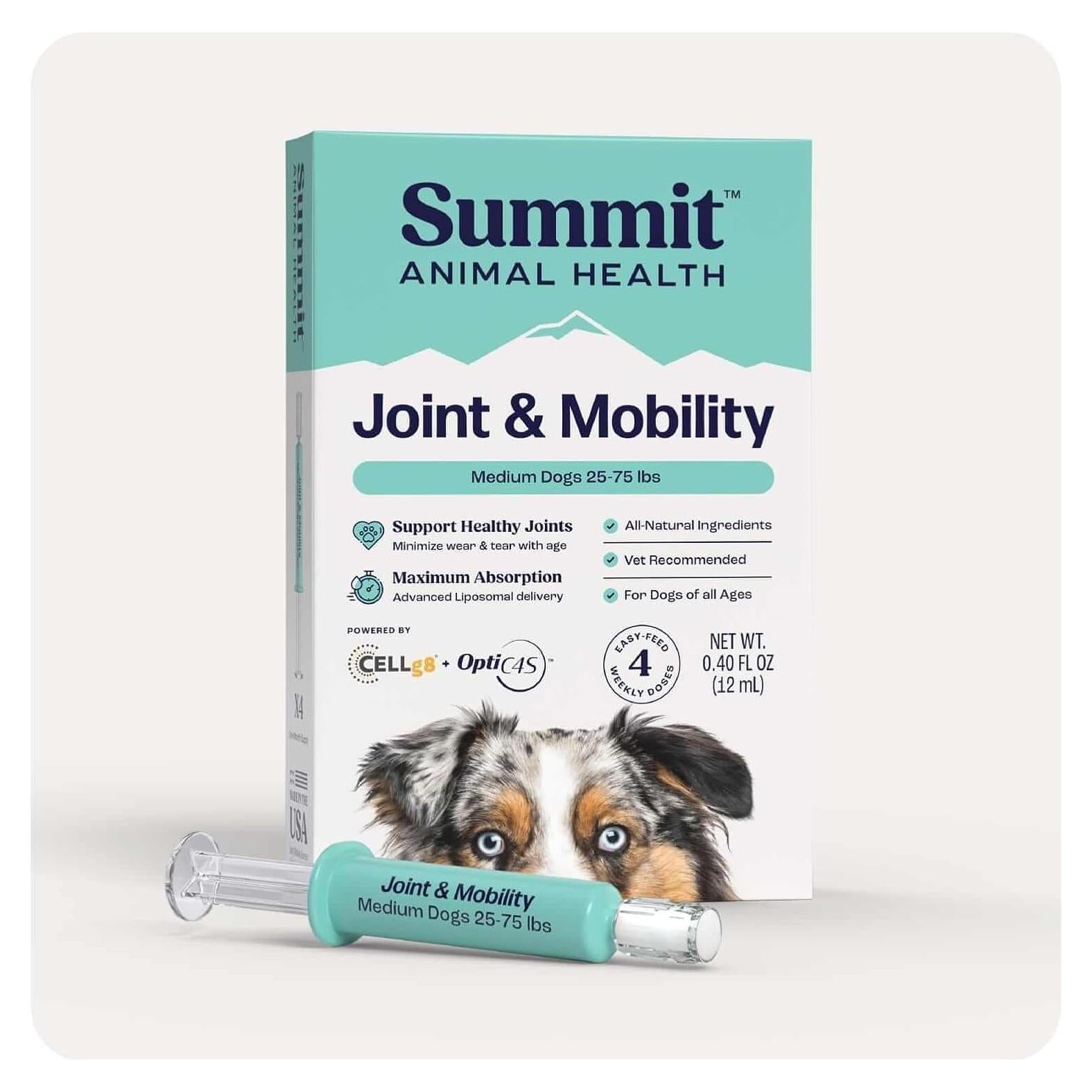 Suplemento Articular Líquido Summit para Perros Medianos 11-34 kg