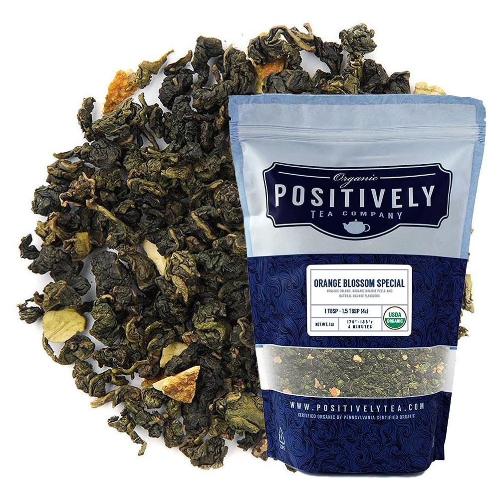 Té Oolong Orgánico Positivamente 454g Especial Flor Naranja