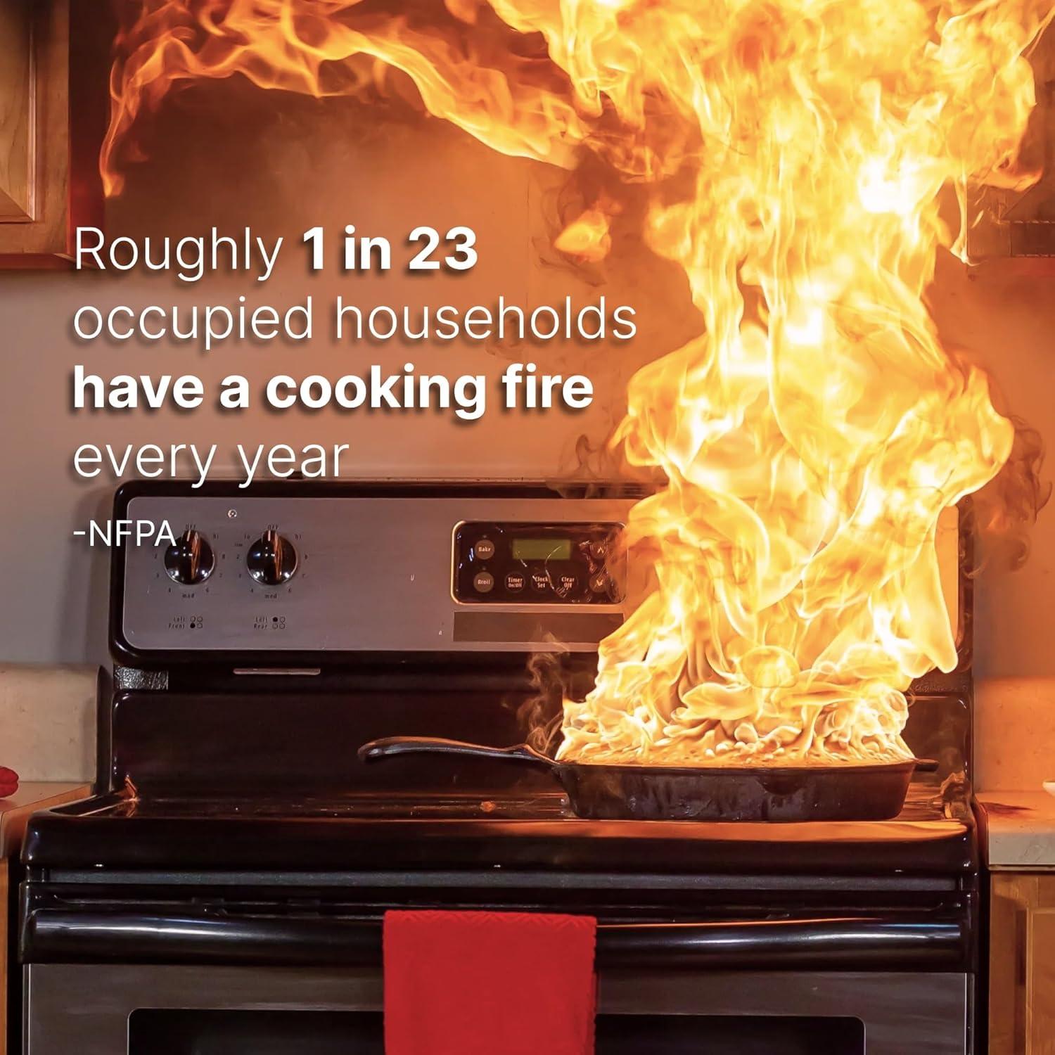 Dispositivo de Seguridad FireAvert para Estufa Eléctrica 3 Patas