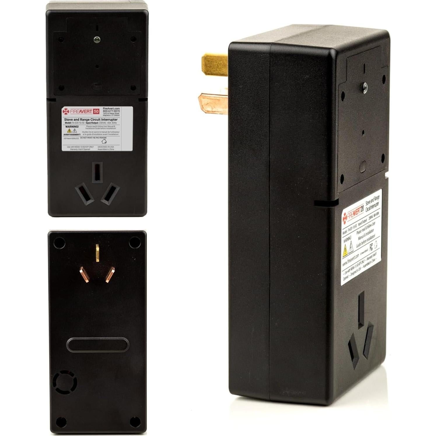 Dispositivo de Seguridad FireAvert para Estufa Eléctrica 3 Patas