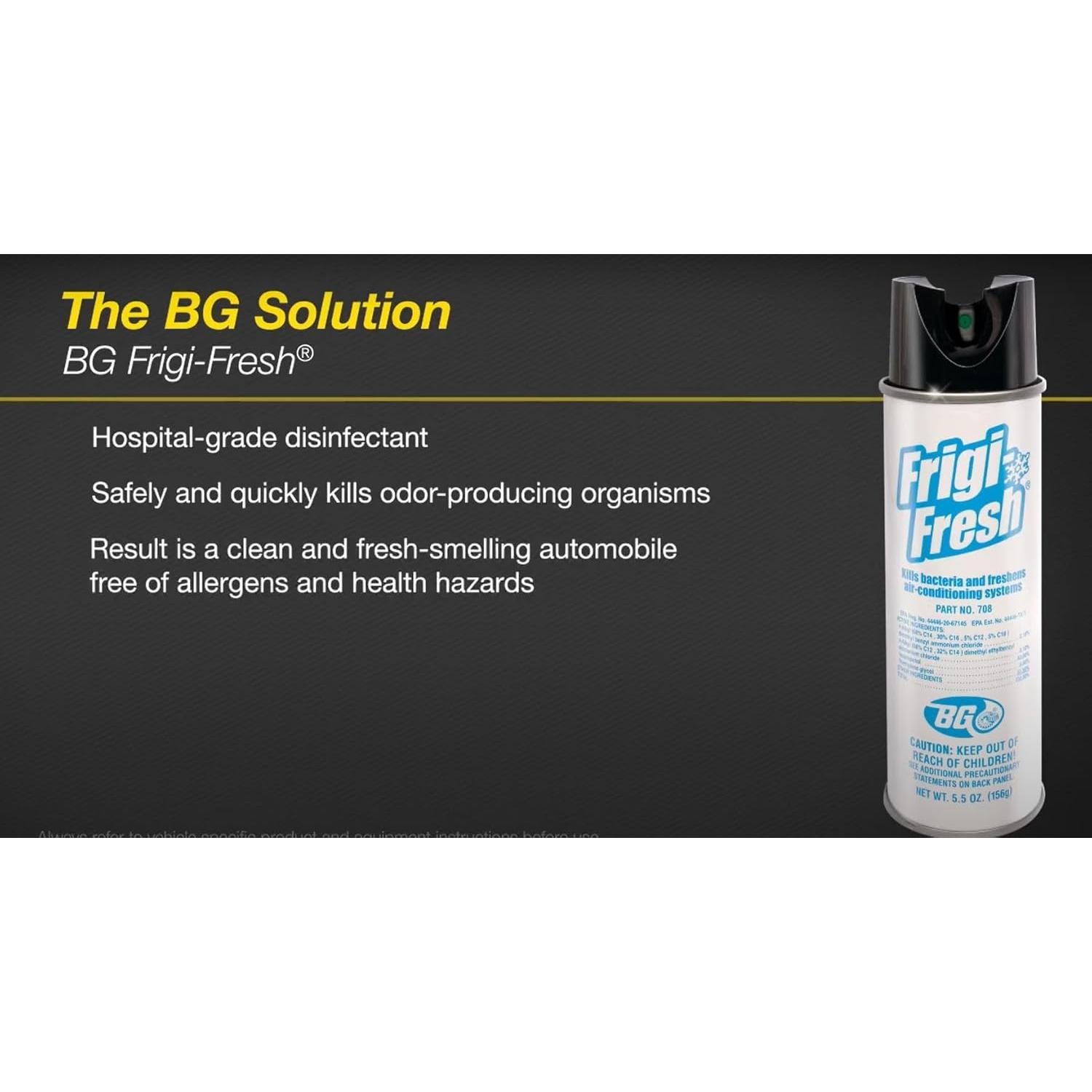 Limpiador y Ambientador de A/C Smilyeez BG Frigi-Fresh 155.9g