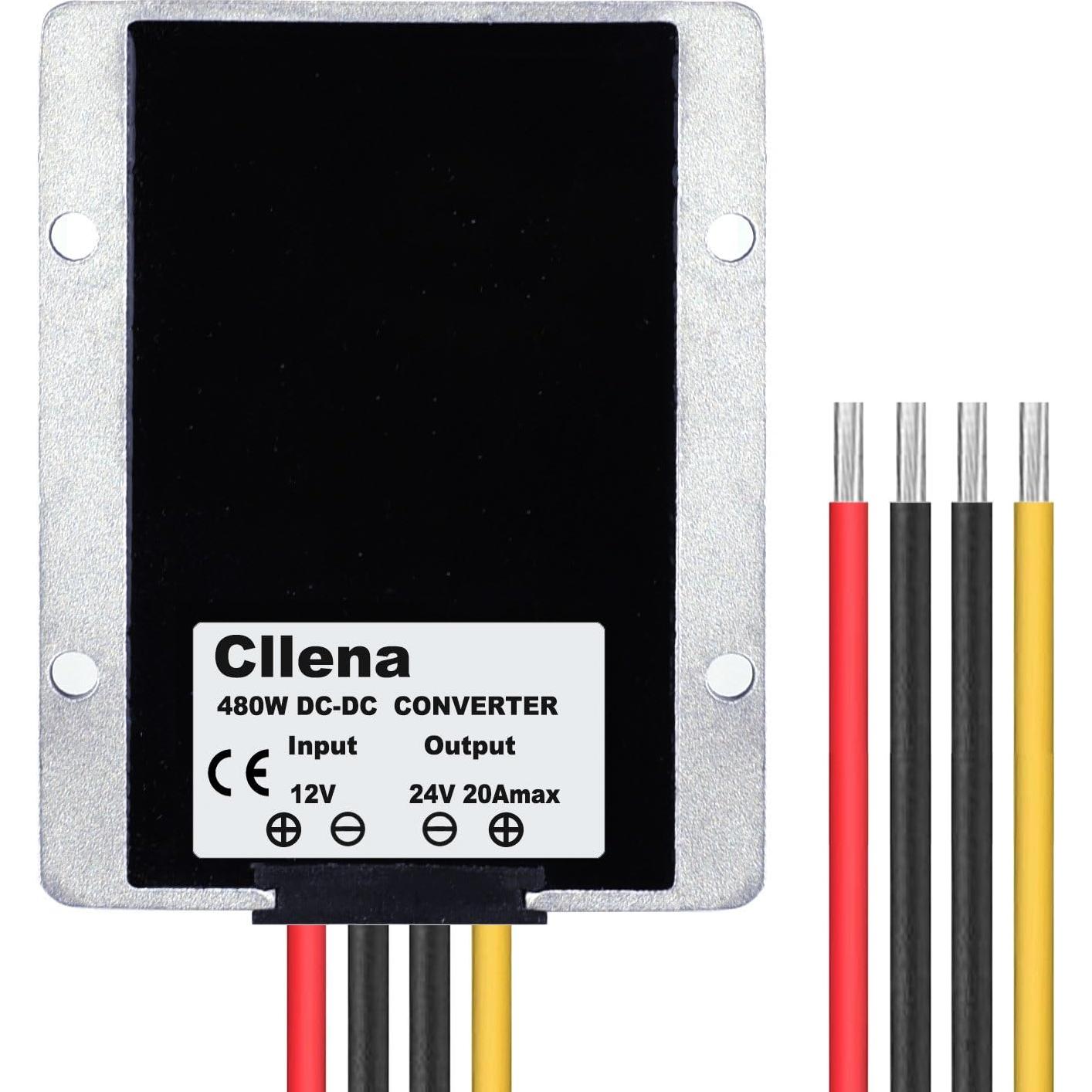 Convertidor DC/DC 12V a 24V 20A Cllena Regulador 480W