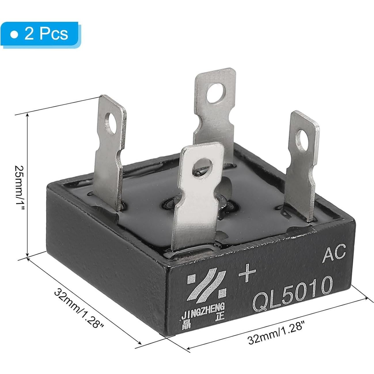 Diodo Rectificador PATIKIL 50A 1000V 2 Pcs Silicio