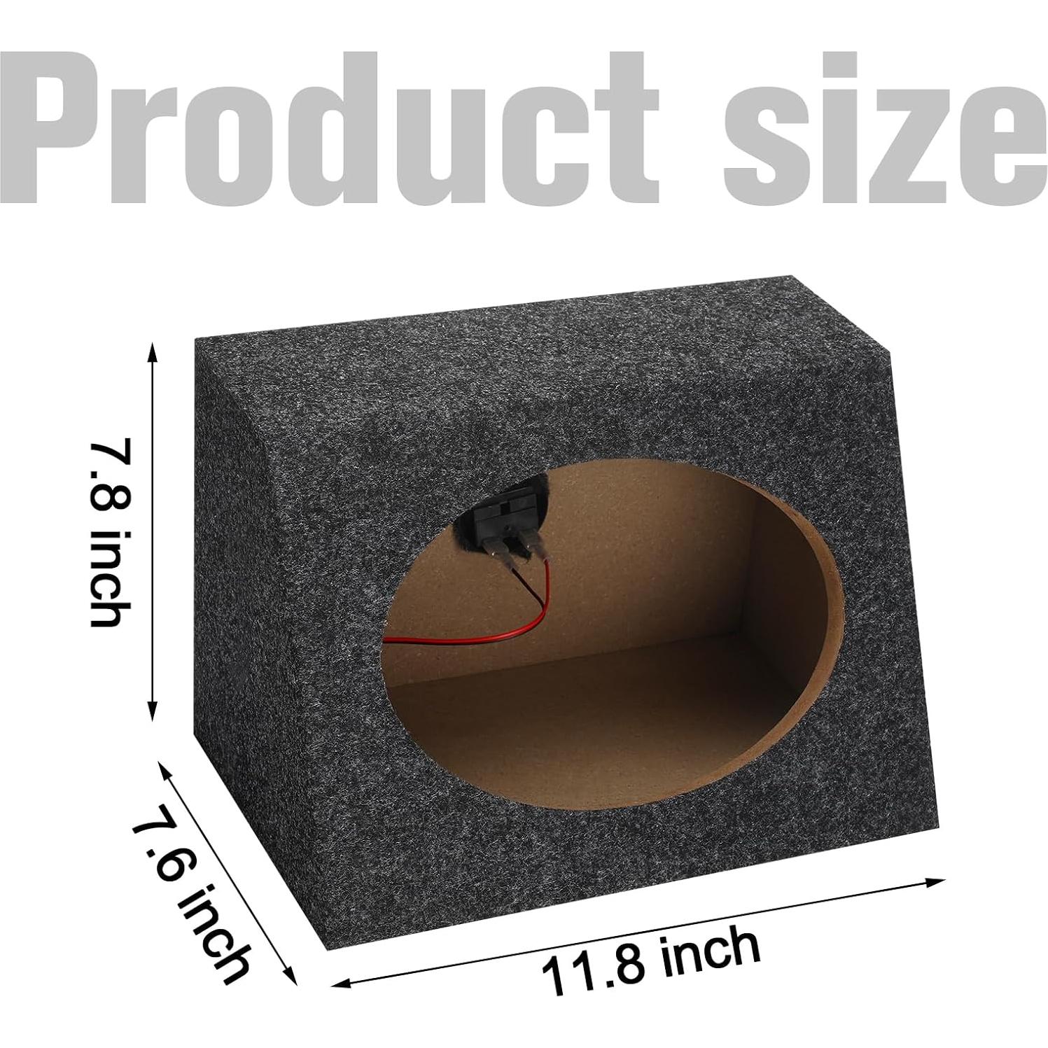 Caja de Altavoz Angulada BBTO para Coche 2 Pcs 15.24 x 22.86 cm