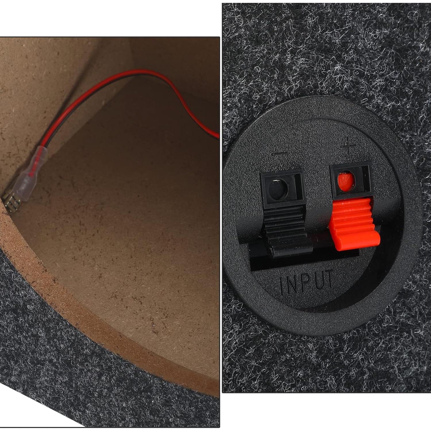 Caja de Altavoz Angulada BBTO para Coche 2 Pcs 15.24 x 22.86 cm