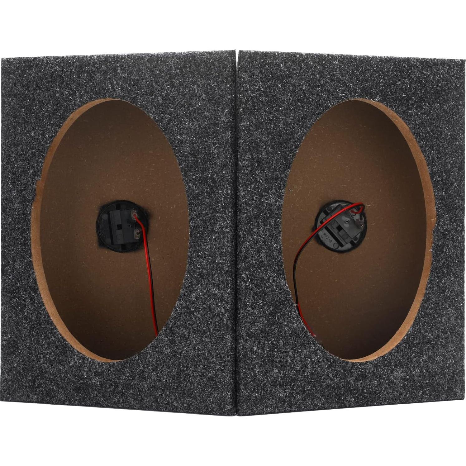 Caja de Altavoz Angulada BBTO para Coche 2 Pcs 15.24 x 22.86 cm