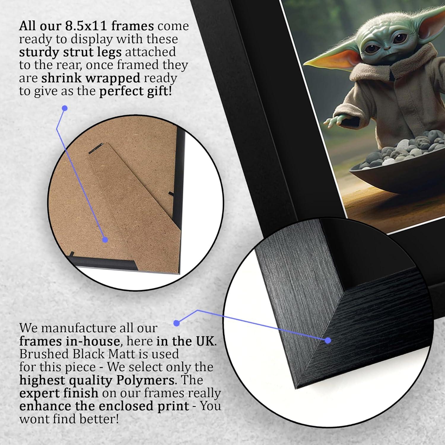 Foto Enmarcada David Accord The Mandalorian Grogu 33x25cm