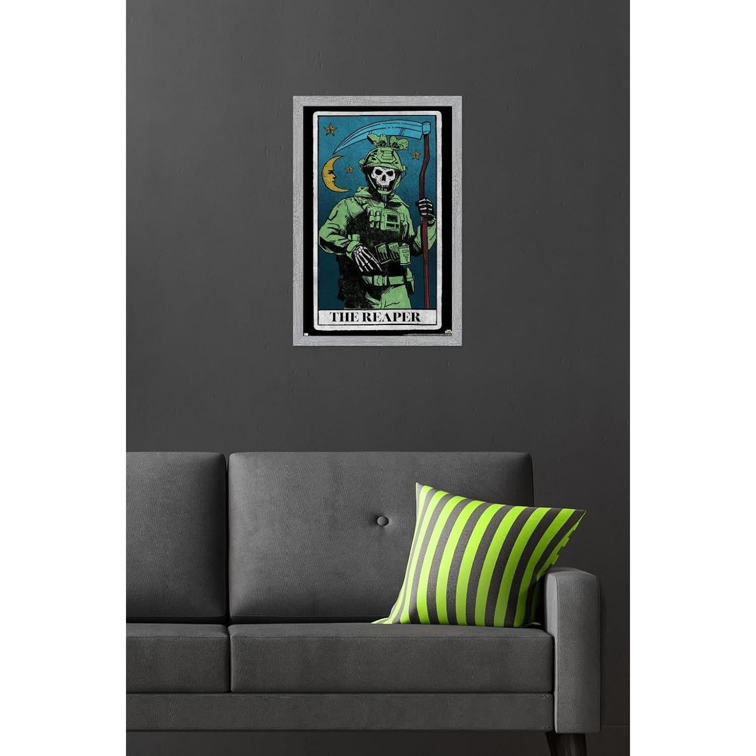 Póster enmarcado Call of Duty: Modern Warfare 2 - Ghost 56.9x37.3 cm