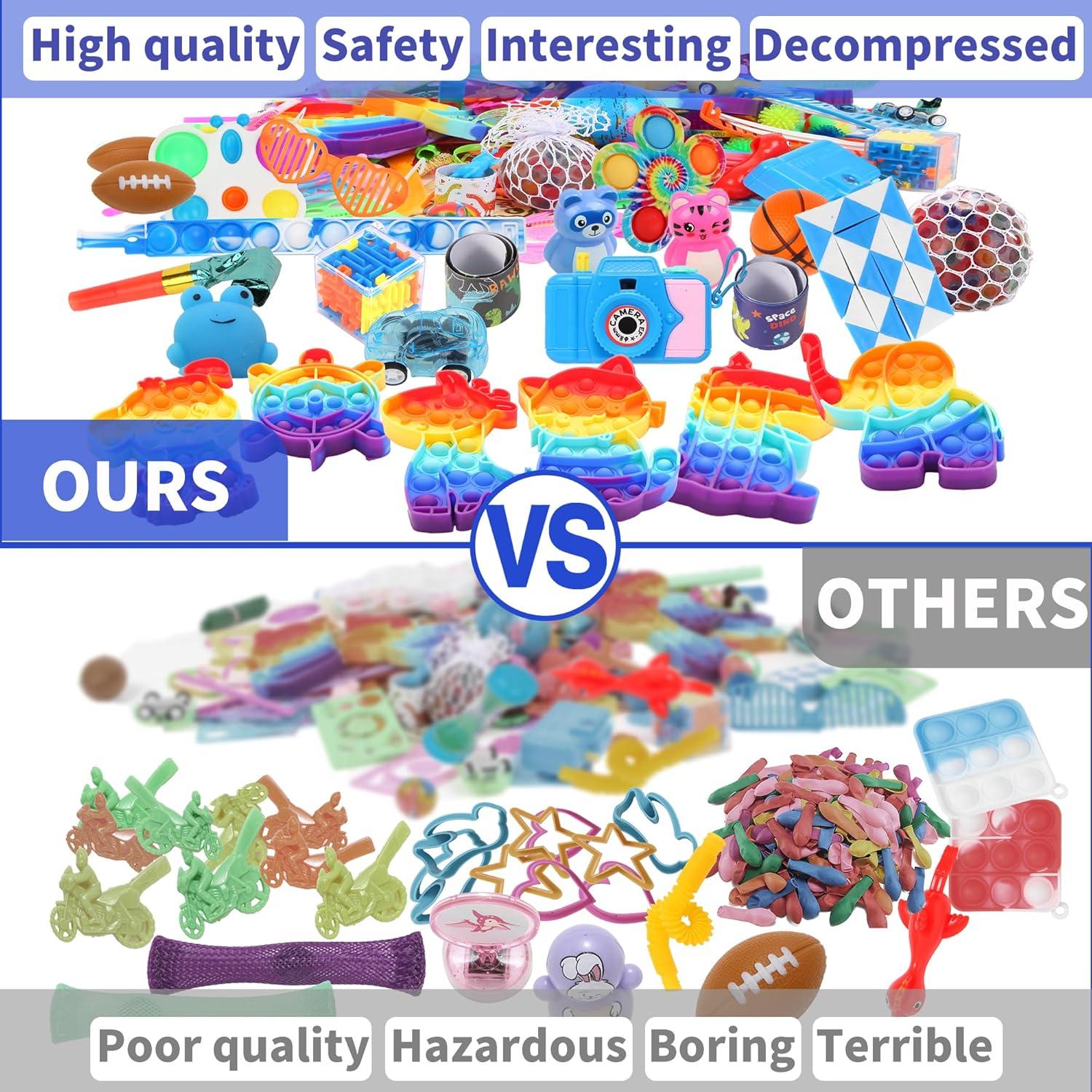 200 Juguetes Antiestrés a Granel para Niños - BILLFULL