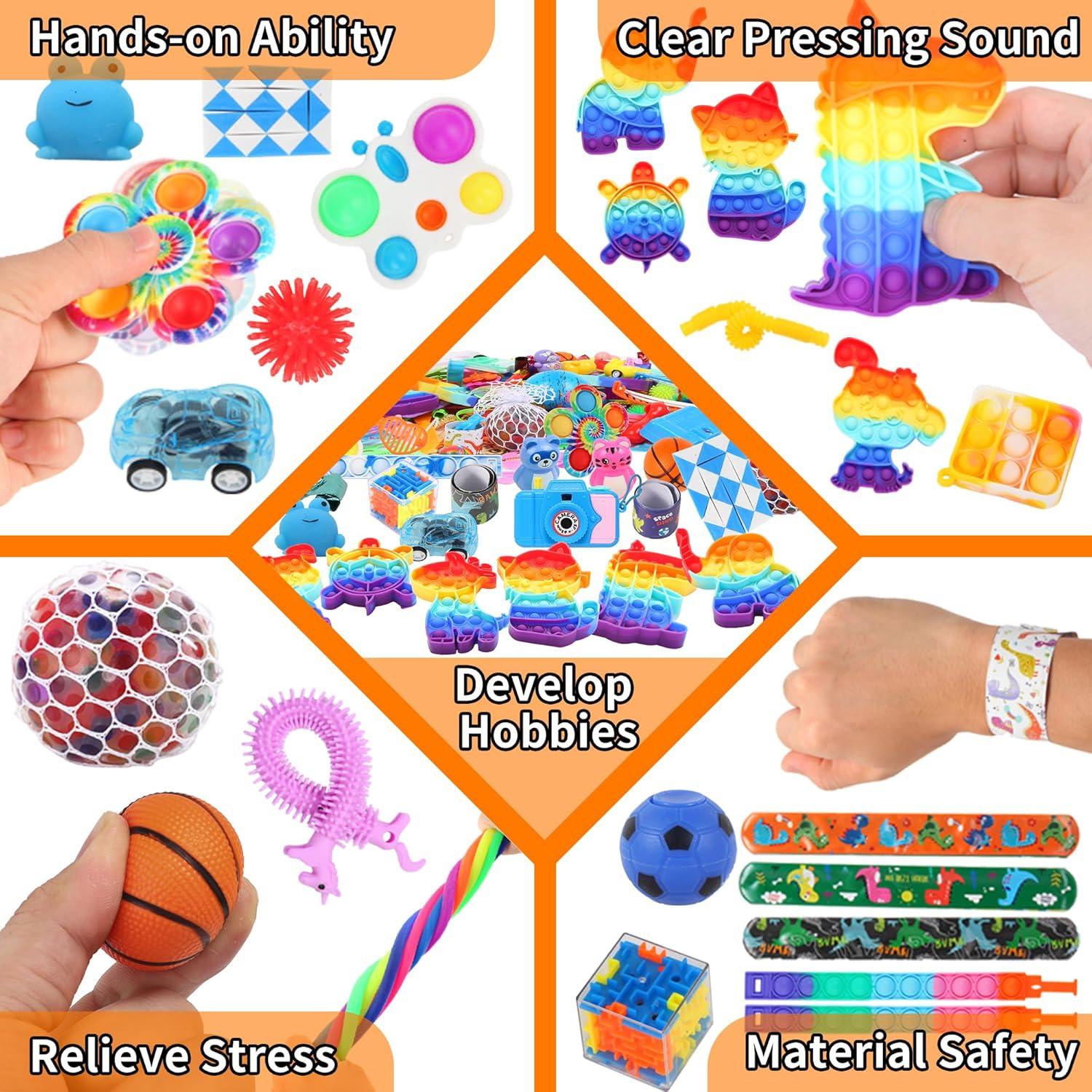 200 Juguetes Antiestrés a Granel para Niños - BILLFULL