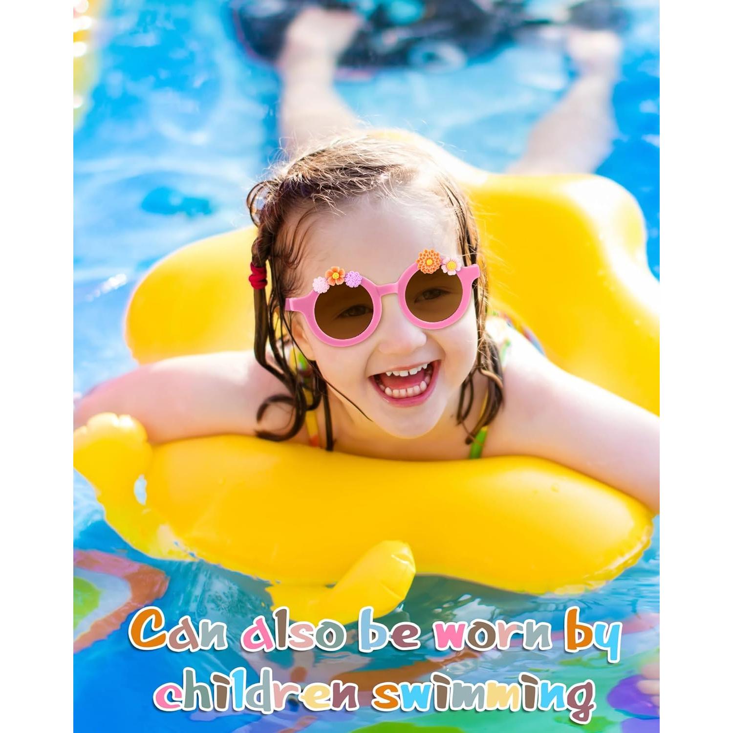 Kanayu Kit de Gafas de Sol DIY para Niños 24 Piezas Colores Brillantes