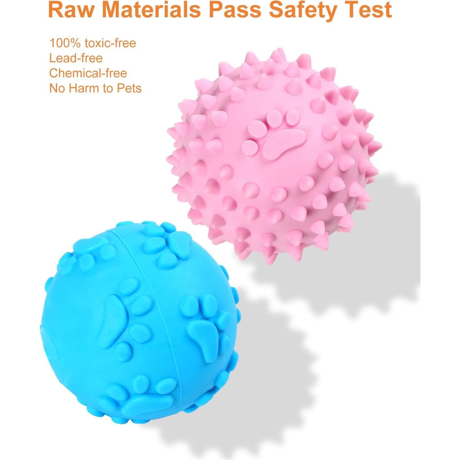 Juguetes para Perros Pequeños Bestdoggo 2 PCS Pelota y Mordedor