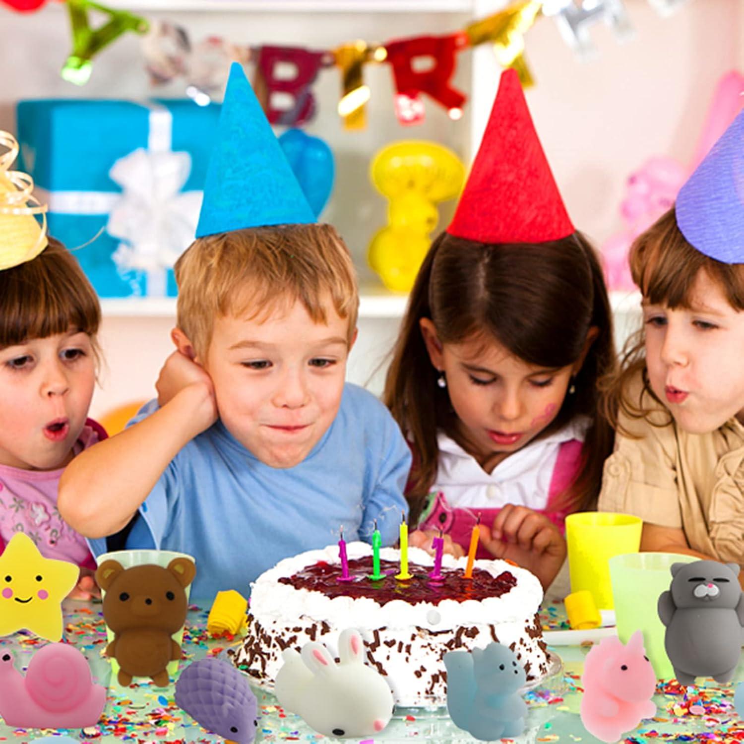 80 Juguetes Mochi Squishy Kawaii Antiestrés para Niños