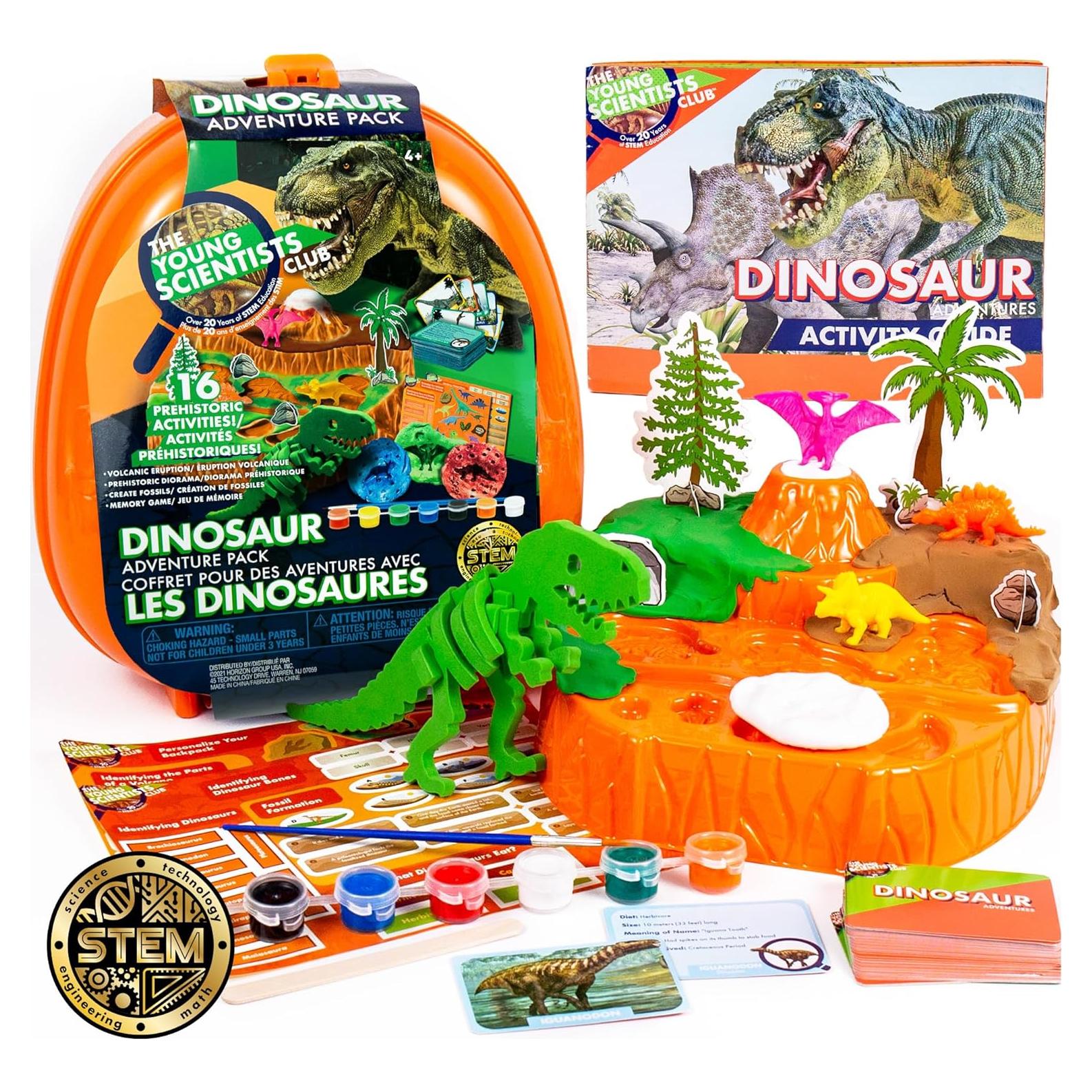 Kit Aventura Dinosaurios Horizon Group USA - 16 Actividades STEM