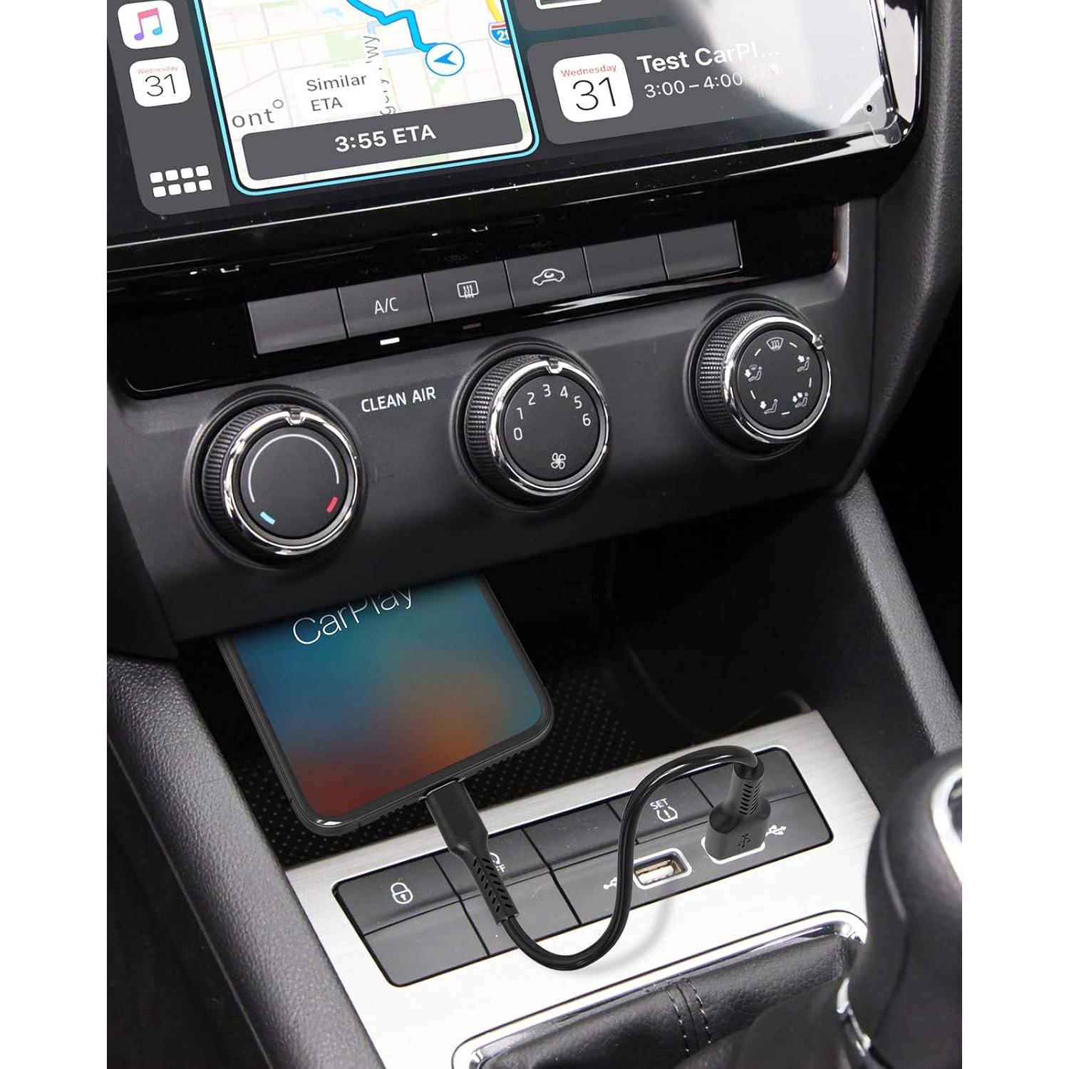 Cable USB a Lightning 15 cm ULIFTUS 5Pack Carga Rápida