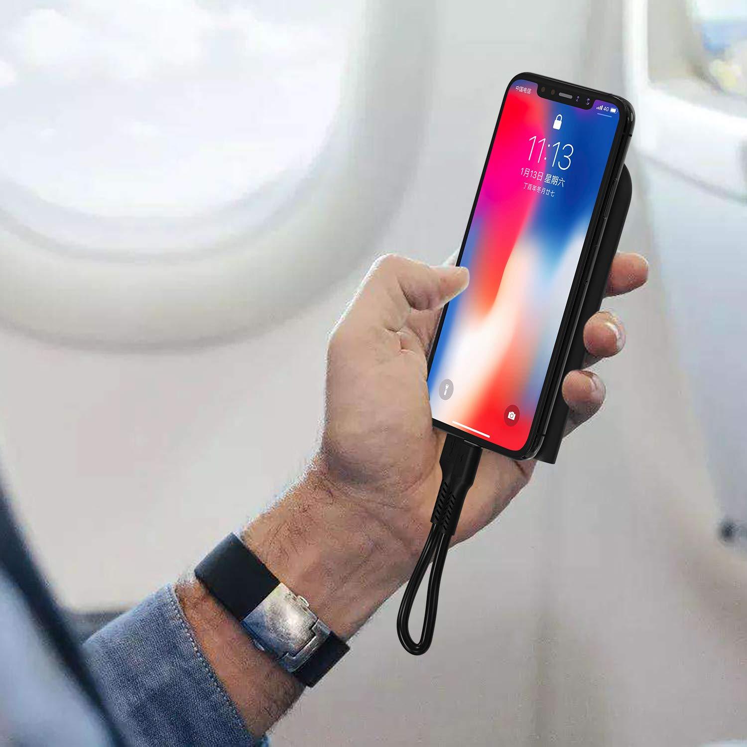 Cable USB a Lightning 15 cm ULIFTUS 5Pack Carga Rápida