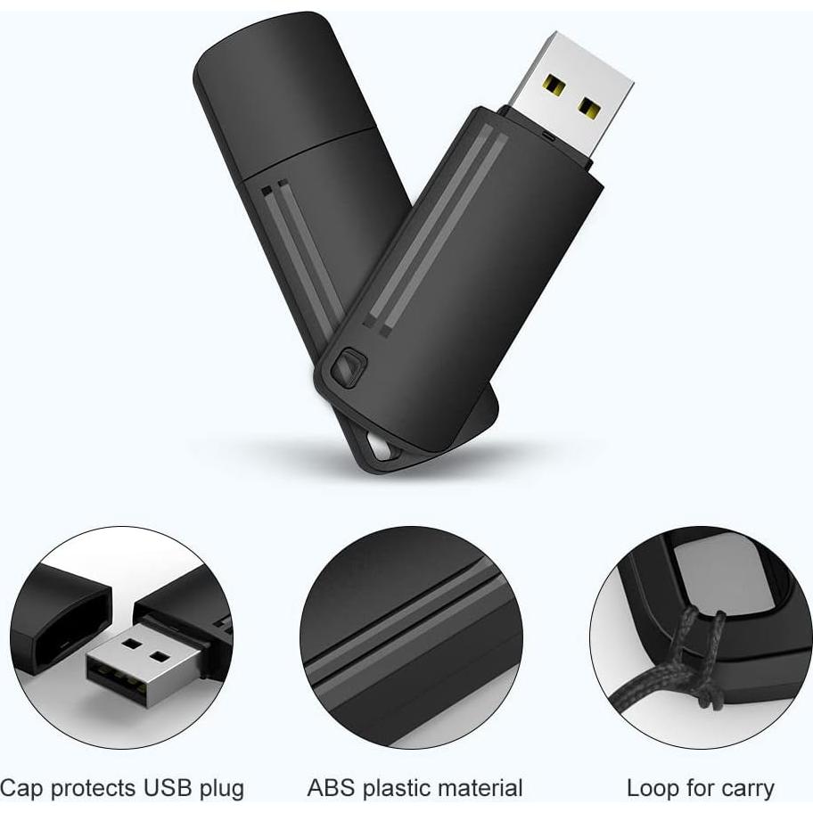 KEXIN Unidad Flash USB 8GB - Paquete de 10 Unidades
