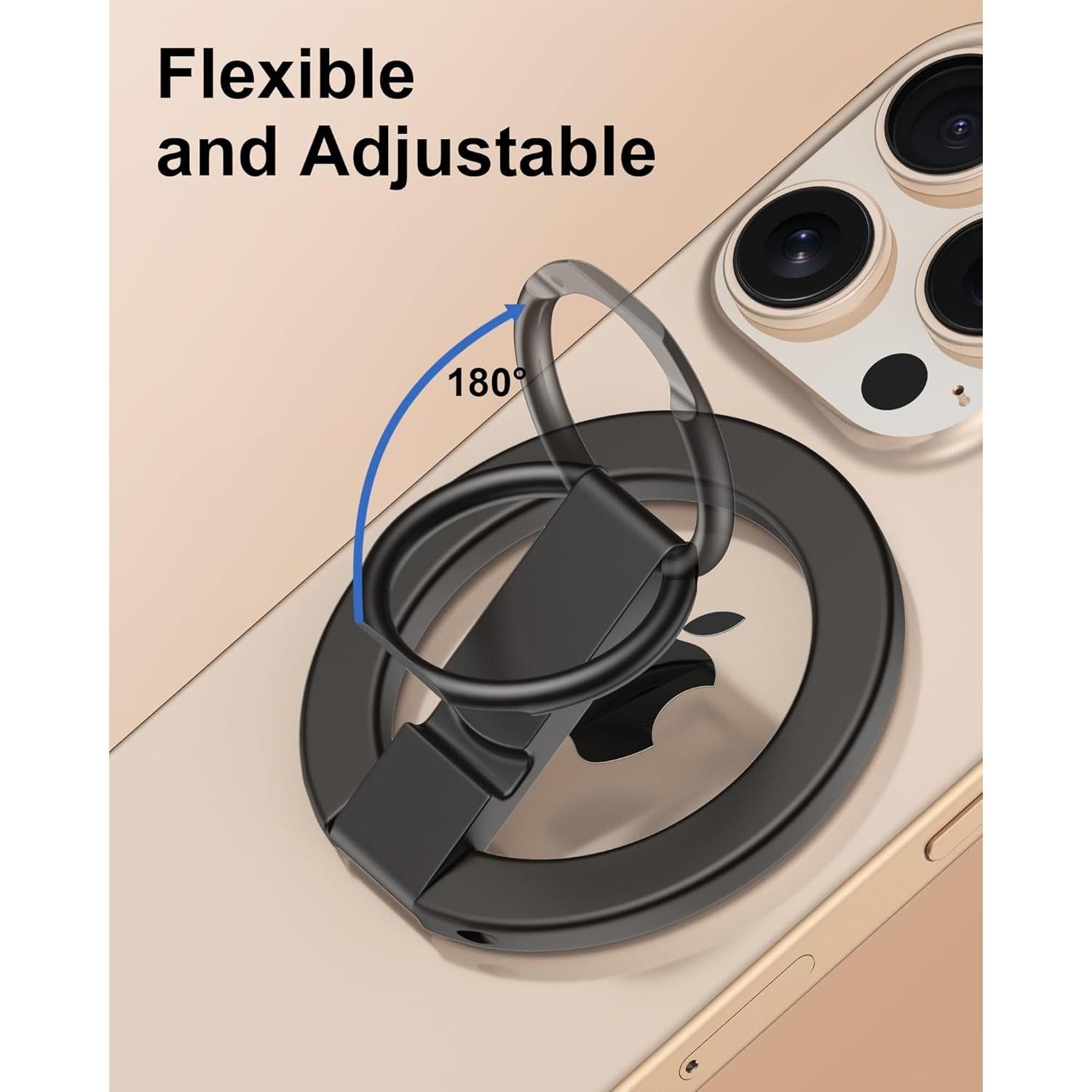 Soporte de Anillo Magnético AILKIN para iPhone 17 Pro Max - Gris