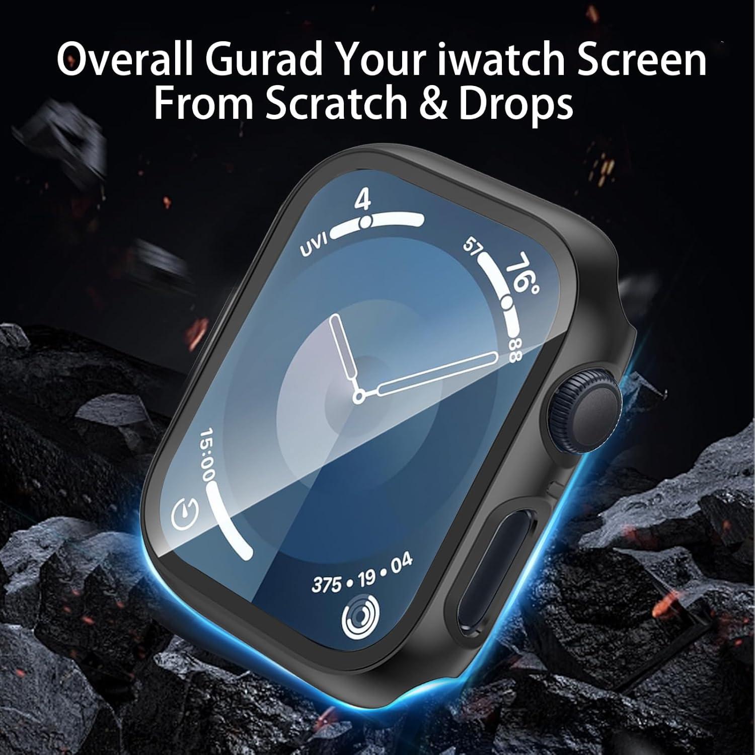 Funda Protectora Dura HAANILKYI para Apple Watch 41mm 6 Pack