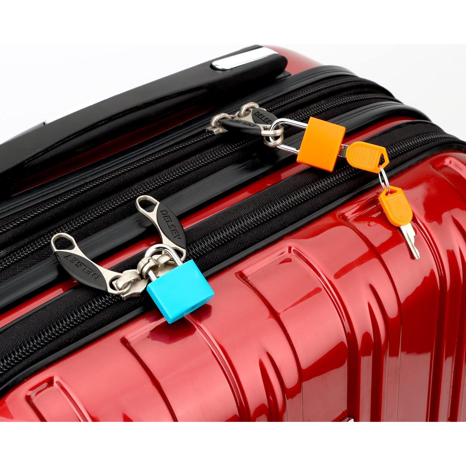 Candados de Maleta Febwind 4 Pcs Mini Metal con Llave